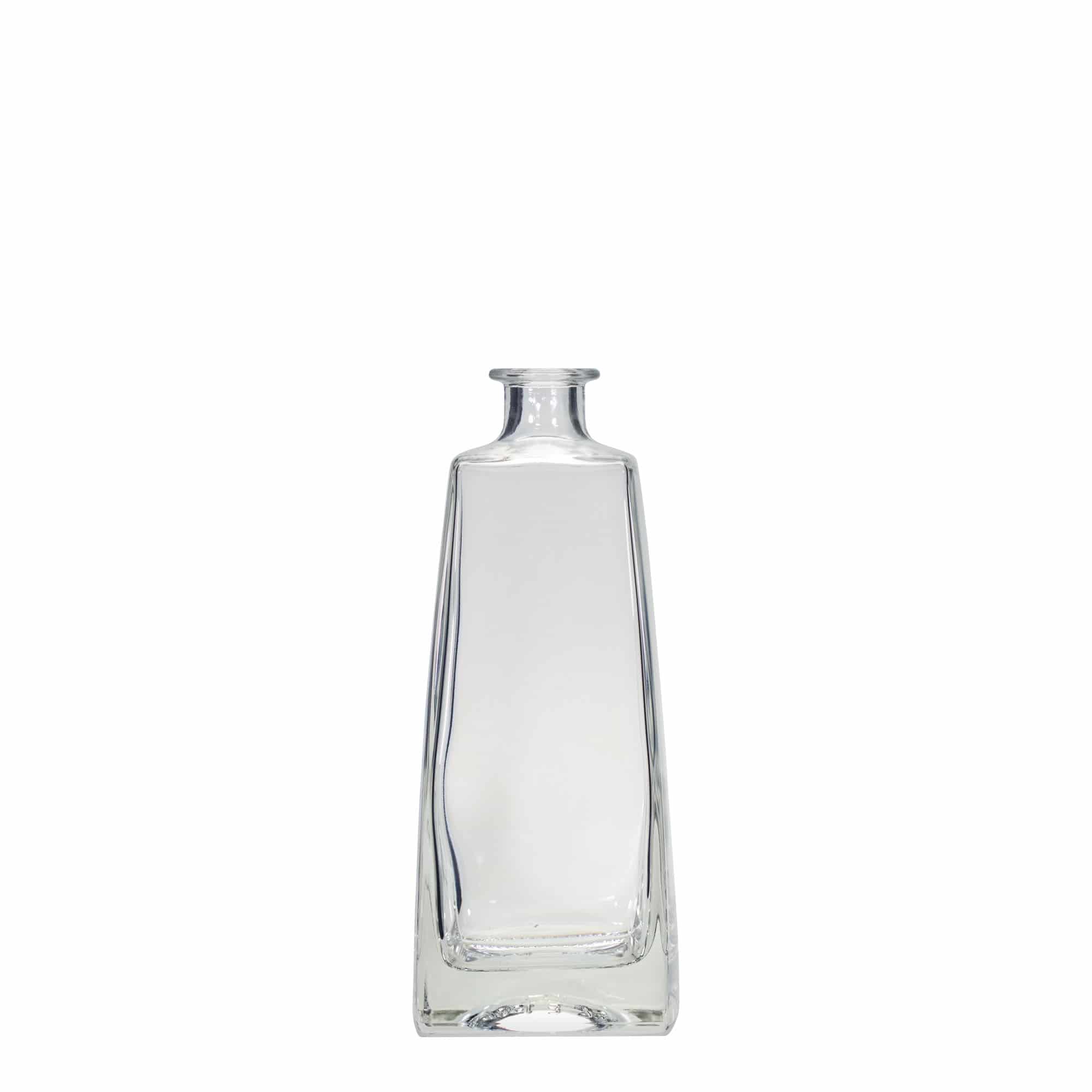 Bouteille en verre 700 ml 'Timmy', rectangulaire, bouchage: bouchon