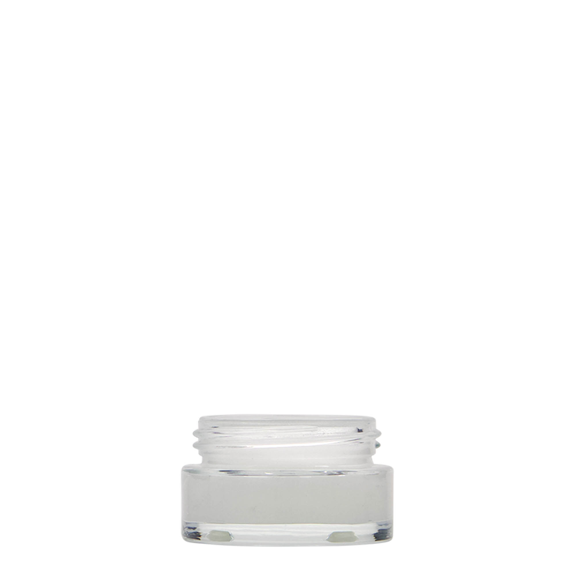 Pot 15 ml 'Clear Edition', verre, bouchage: Bougage à vis Pot 15 ml 'Clear Edition', verre, bouchage: Bougage à vis