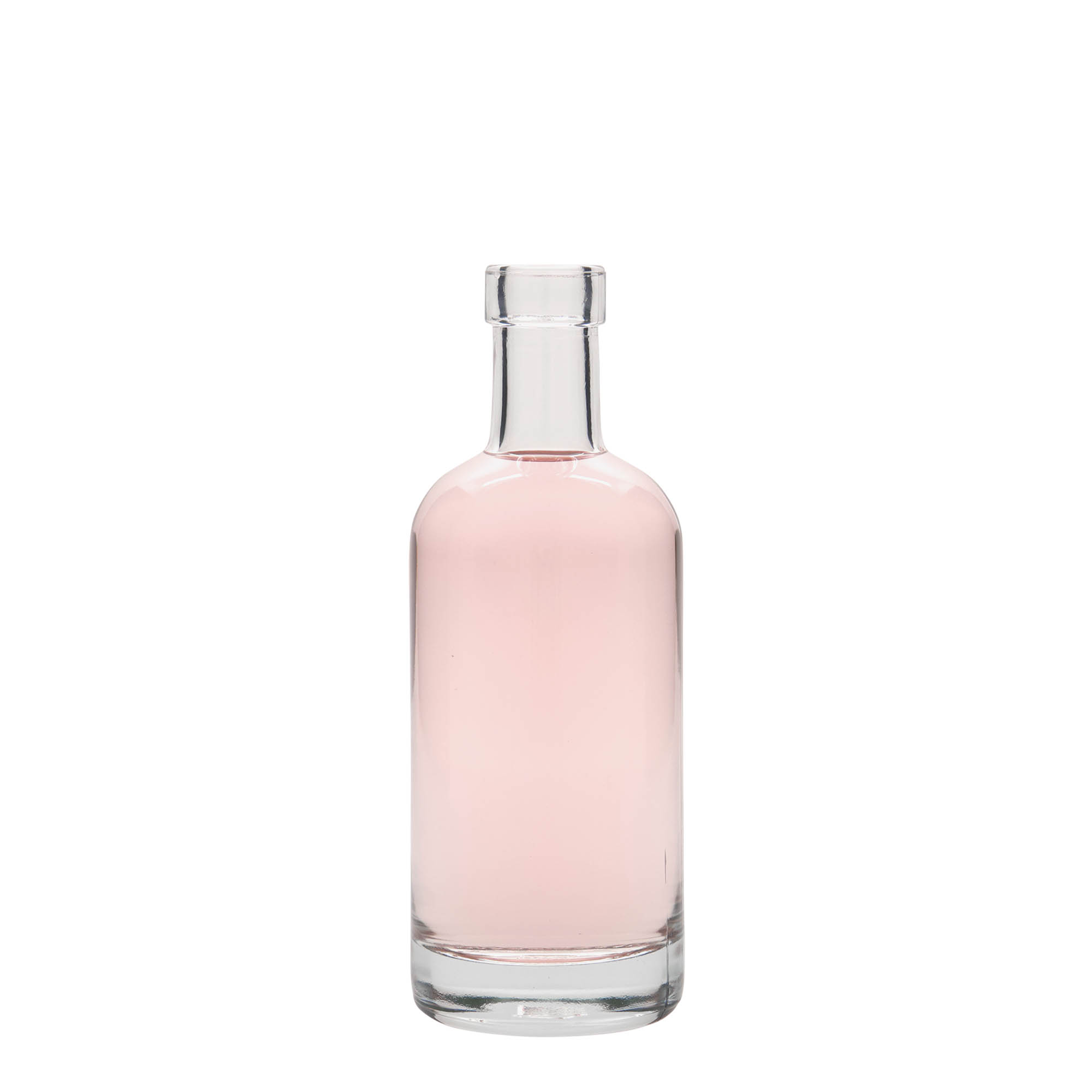 Glazen fles 'Linea Uno', 250 ml, monding: kurk Glazen fles 'Linea Uno', 250 ml, monding: kurk