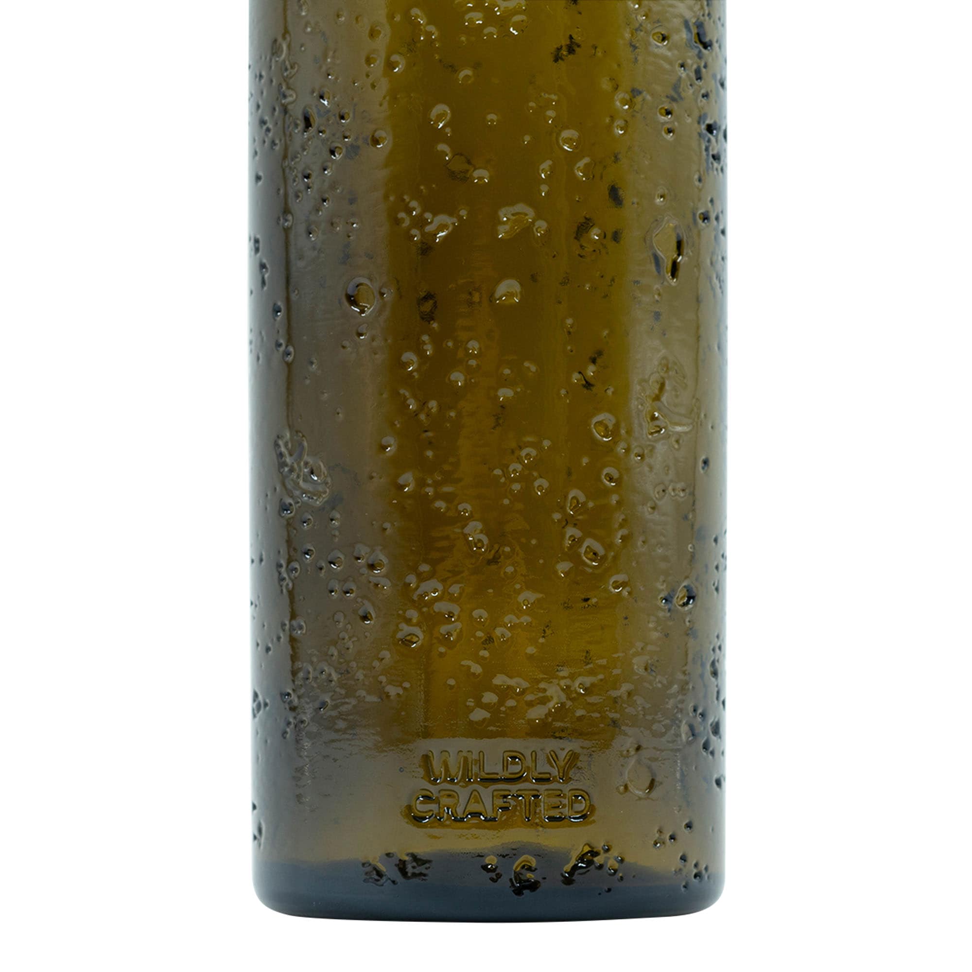 Wildly Crafted Glazen fles 'Bobber Jr', 500 ml, bruin, monding: kurk