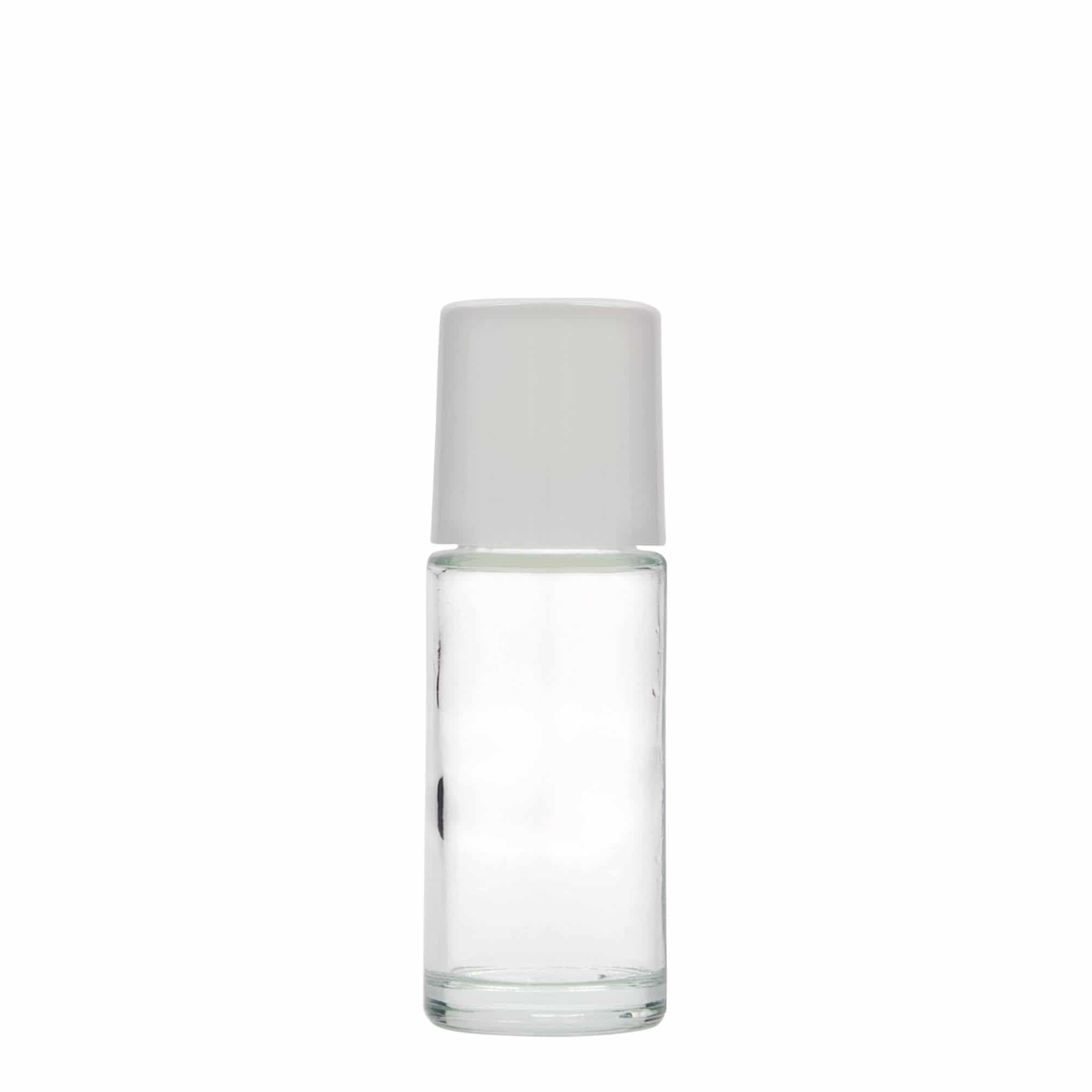 Rollerflesje, 50 ml, glas, monding: schroefsluiting