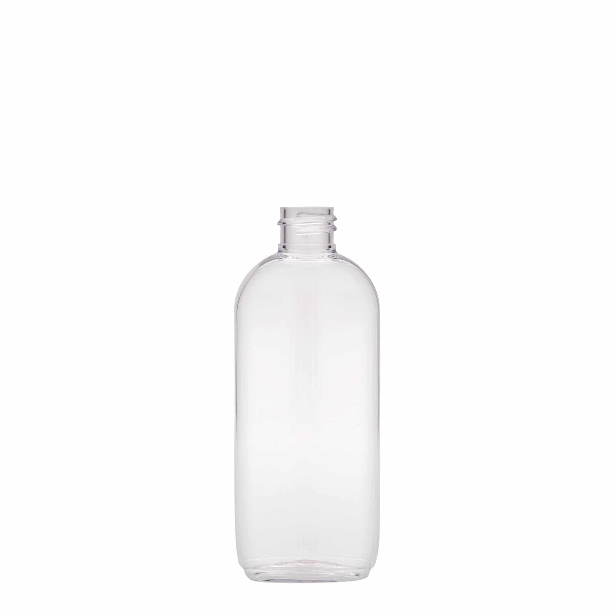 Petfles 'Iris', 100 ml, ovaal, kunststof, monding: 20/410 Petfles 'Iris', 100 ml, ovaal, kunststof, monding: 20/410