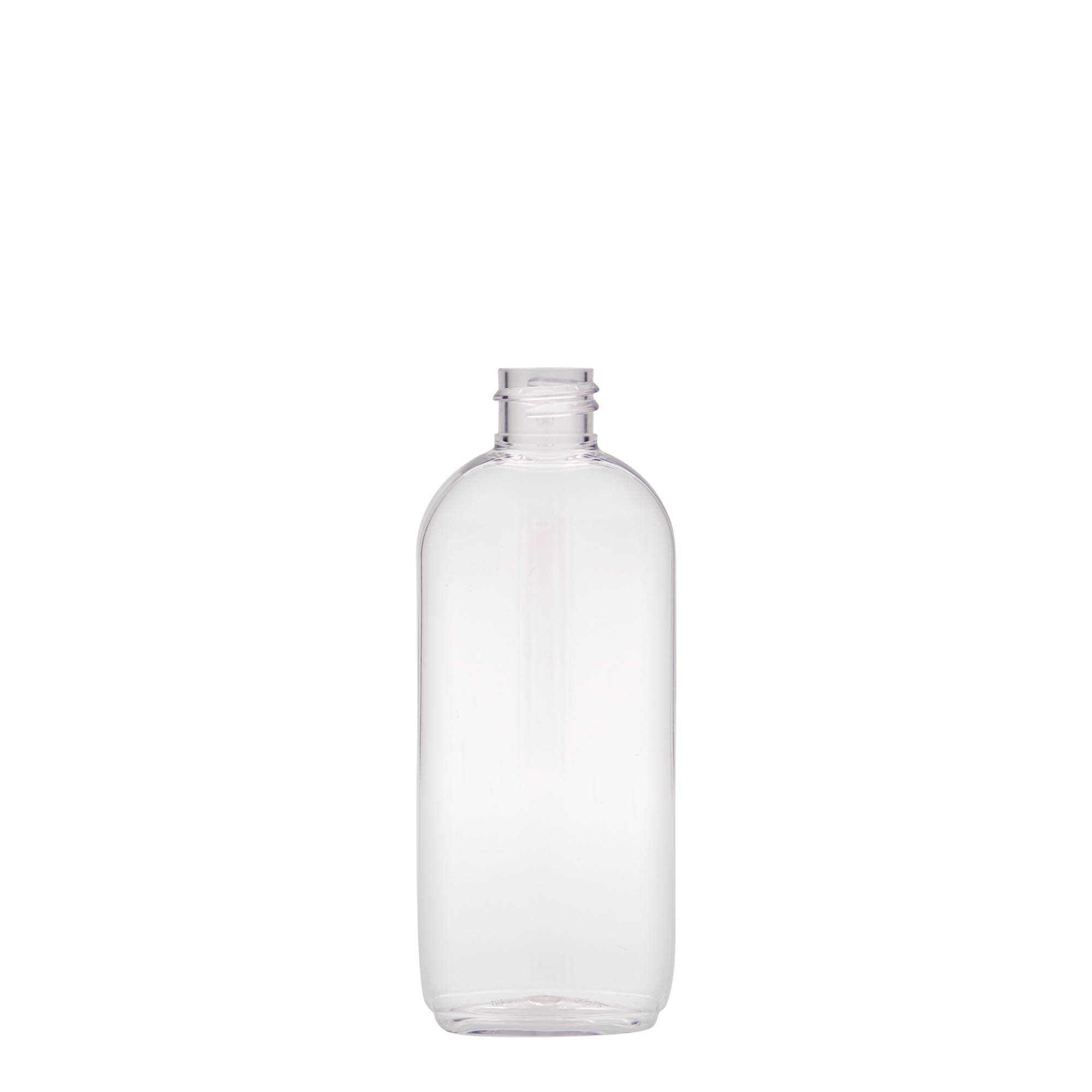 Petfles 'Iris', 100 ml, ovaal, kunststof, monding: 20/410
