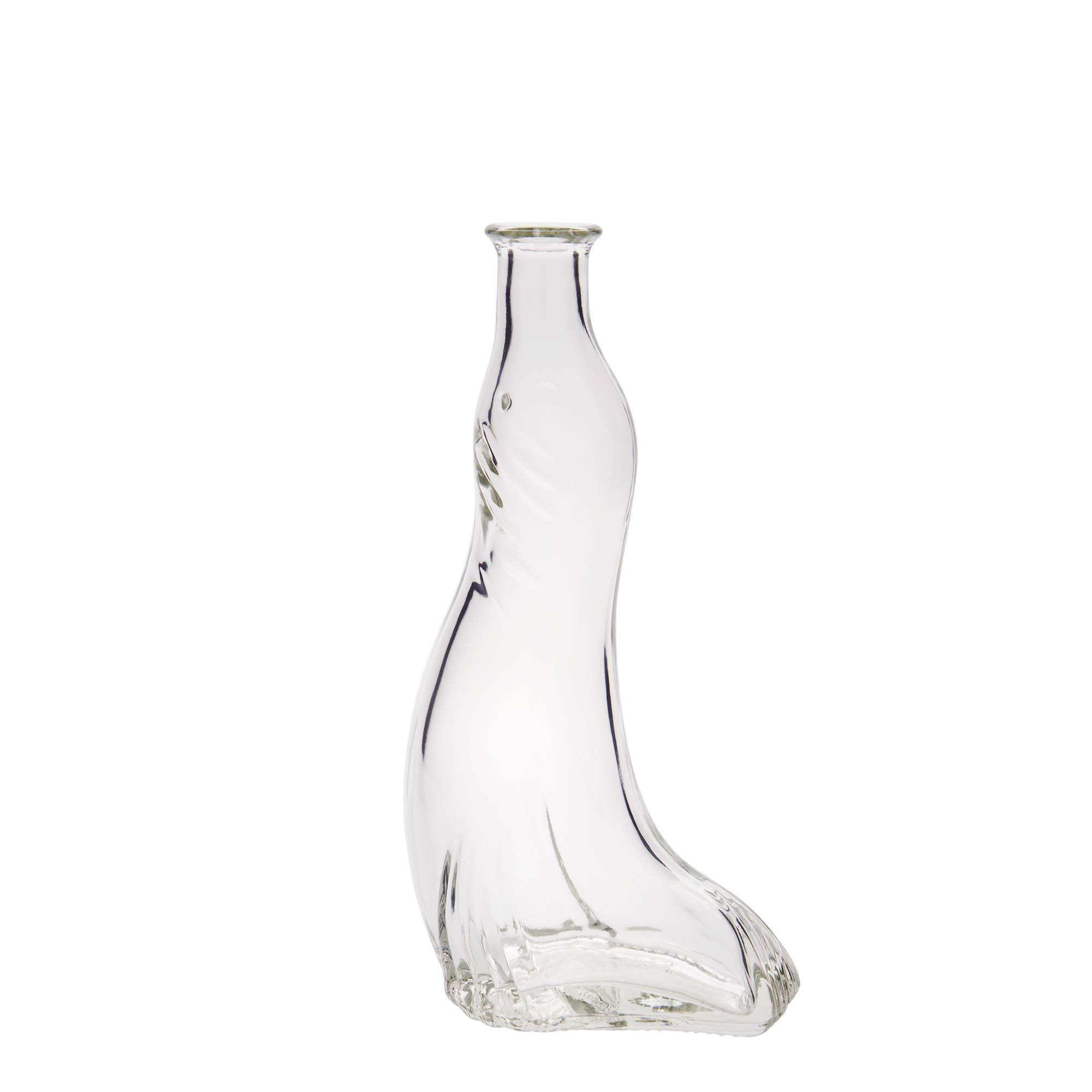 Glazen fles 'Zeehond', 200 ml, monding: kurk Glazen fles 'Zeehond', 200 ml, monding: kurk