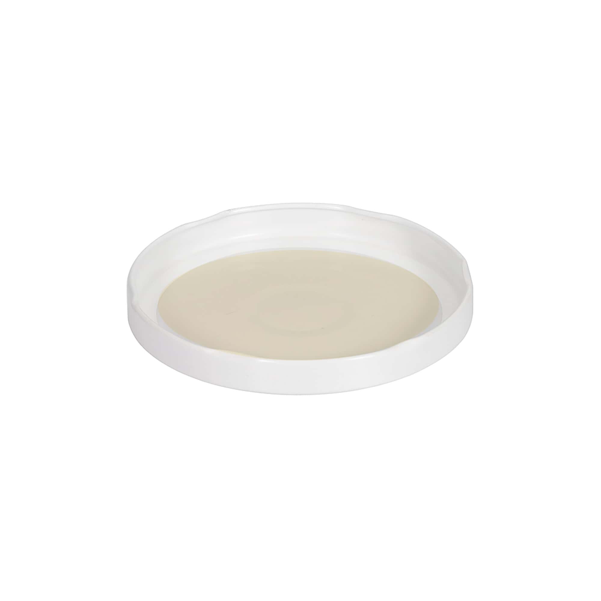 Couvercle Twist-Off, fer blanc, blanc, pour bouchage: TO 100