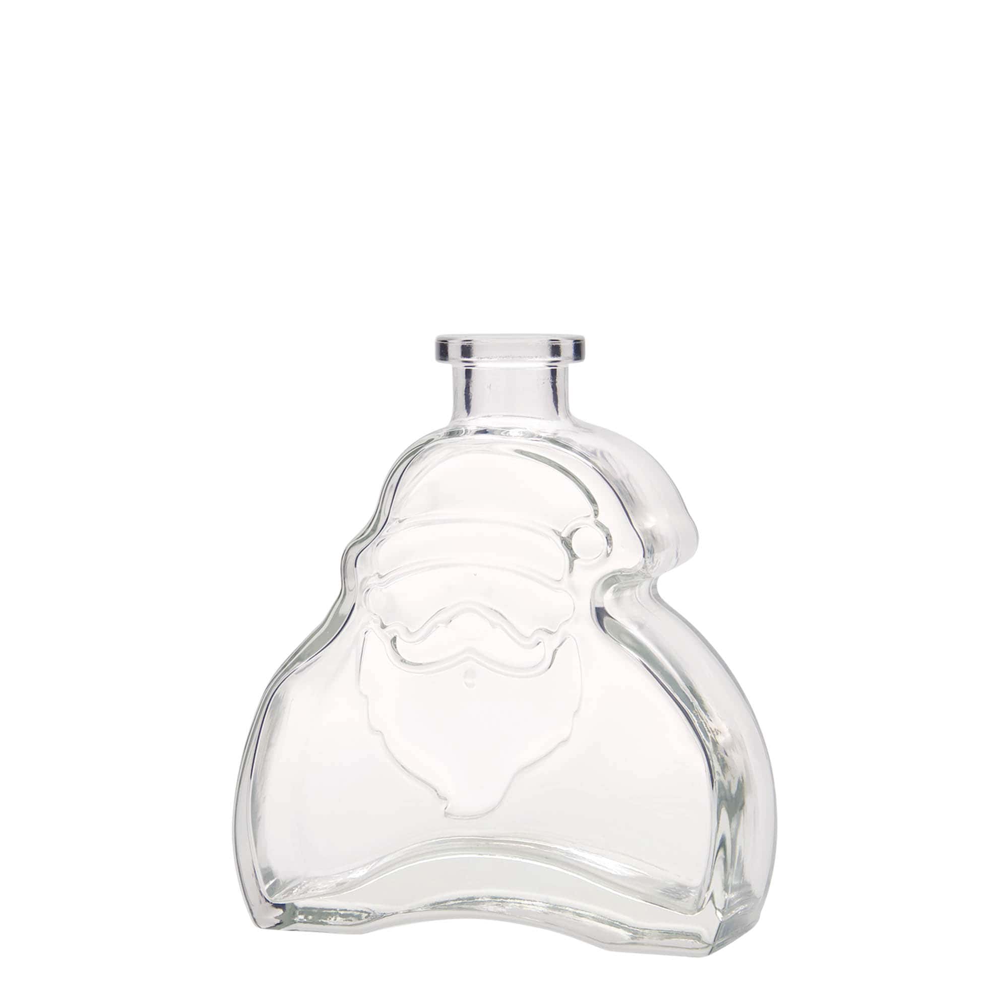 Glazen fles 'Santa Claus', 200 ml, monding: kurk