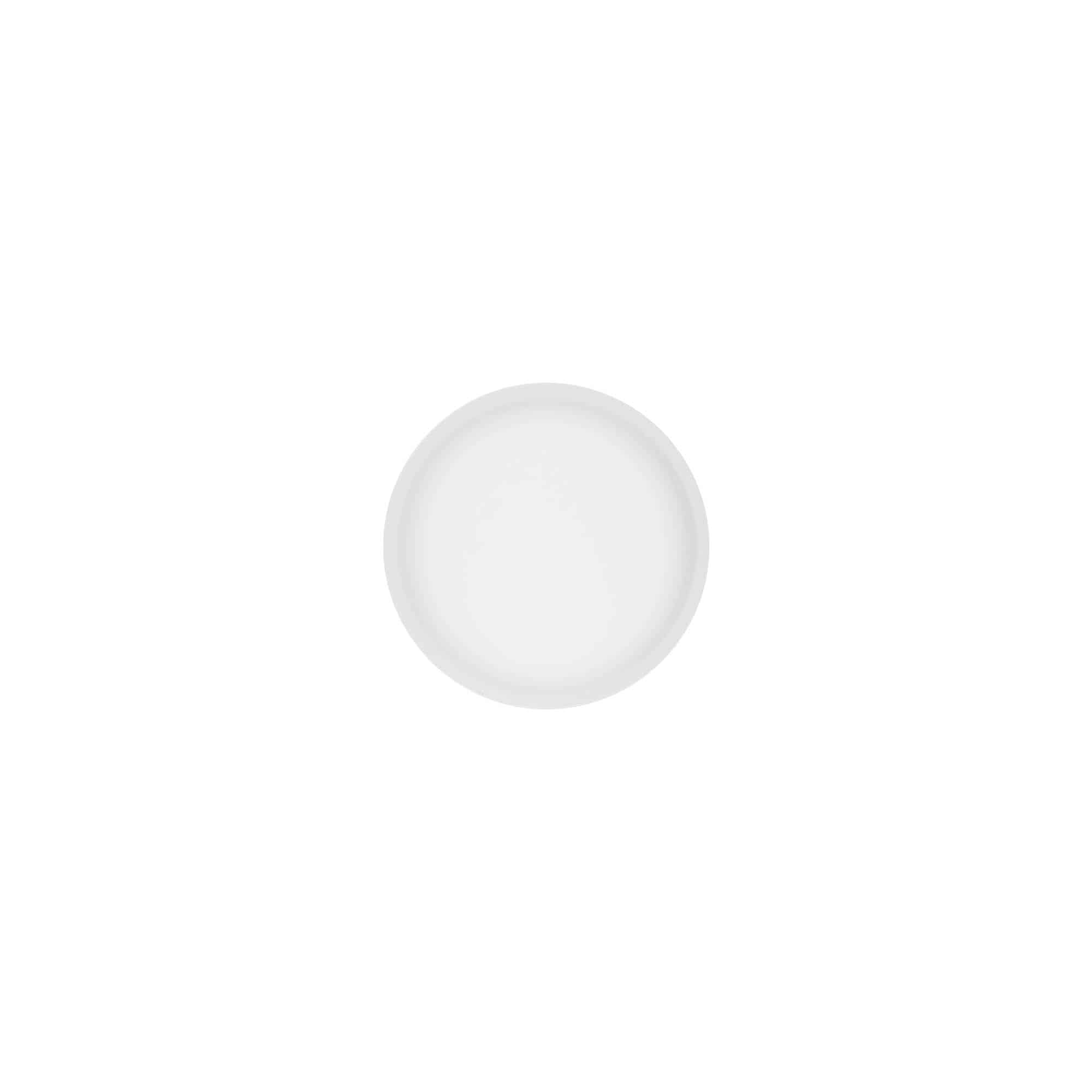 Schroefsluiting 'Clear/Platin Edition', PP-kunststof, wit, voor monding: 45/2P