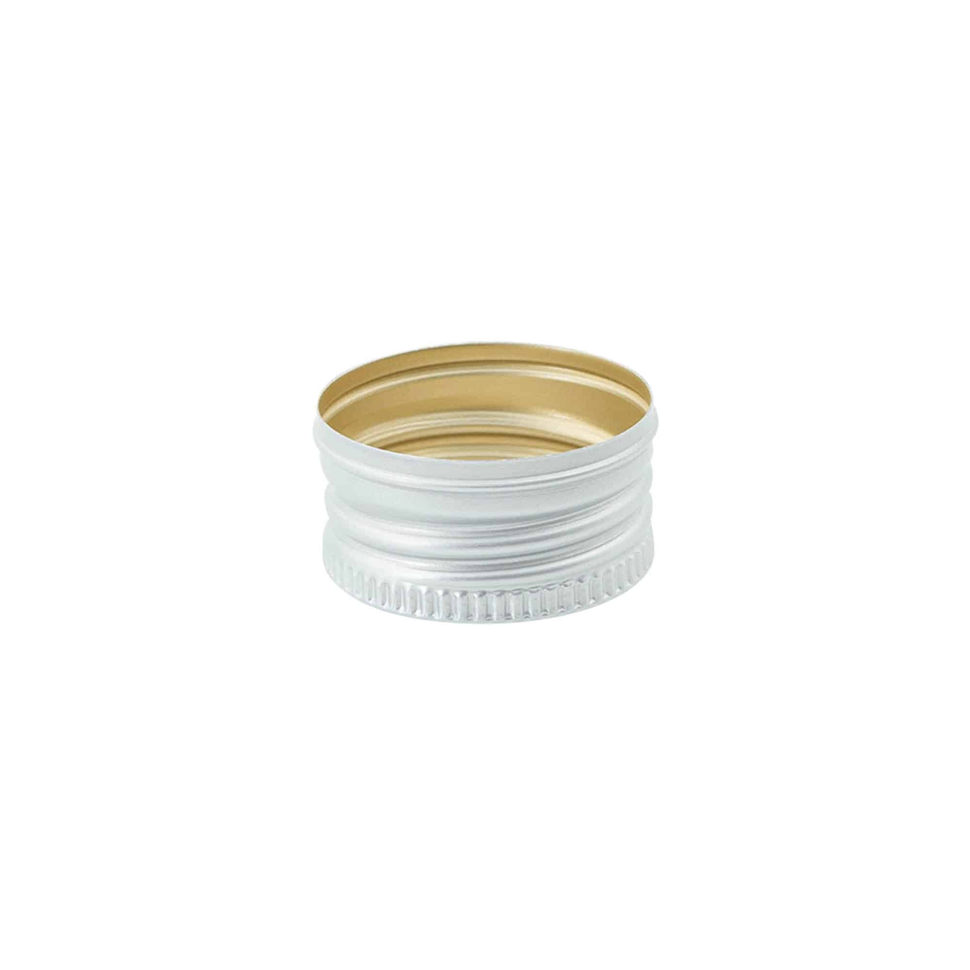 Schroefsluiting, metaal, zilver, voor monding: PP 31,5
