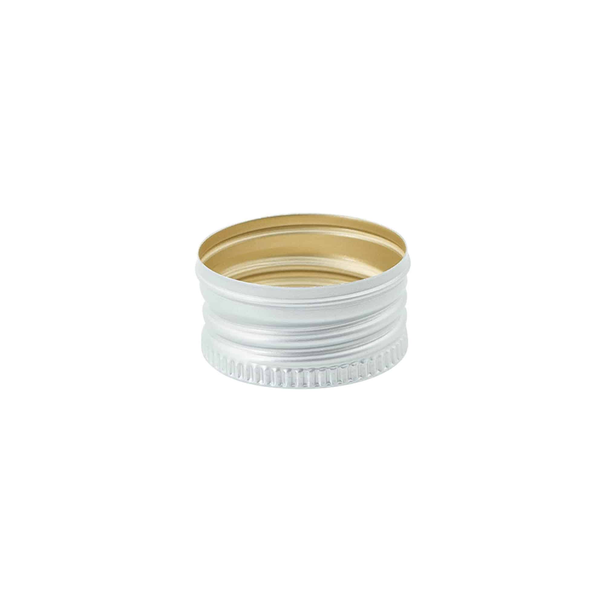 Schroefsluiting, metaal, zilver, voor monding: PP 31,5