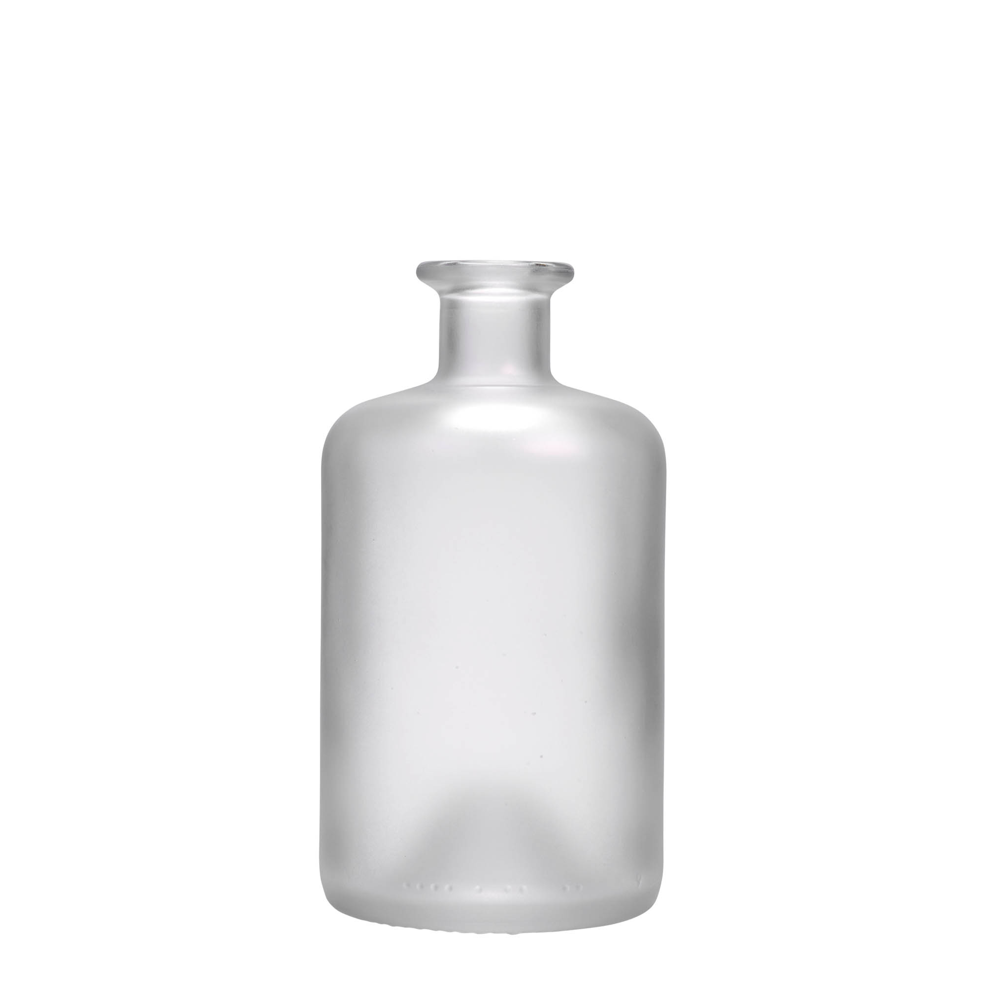 Bouteille en verre apothicaire 500 ml, glacée, bouchage: bouchon Bouteille en verre apothicaire 500 ml, glacée, bouchage: bouchon