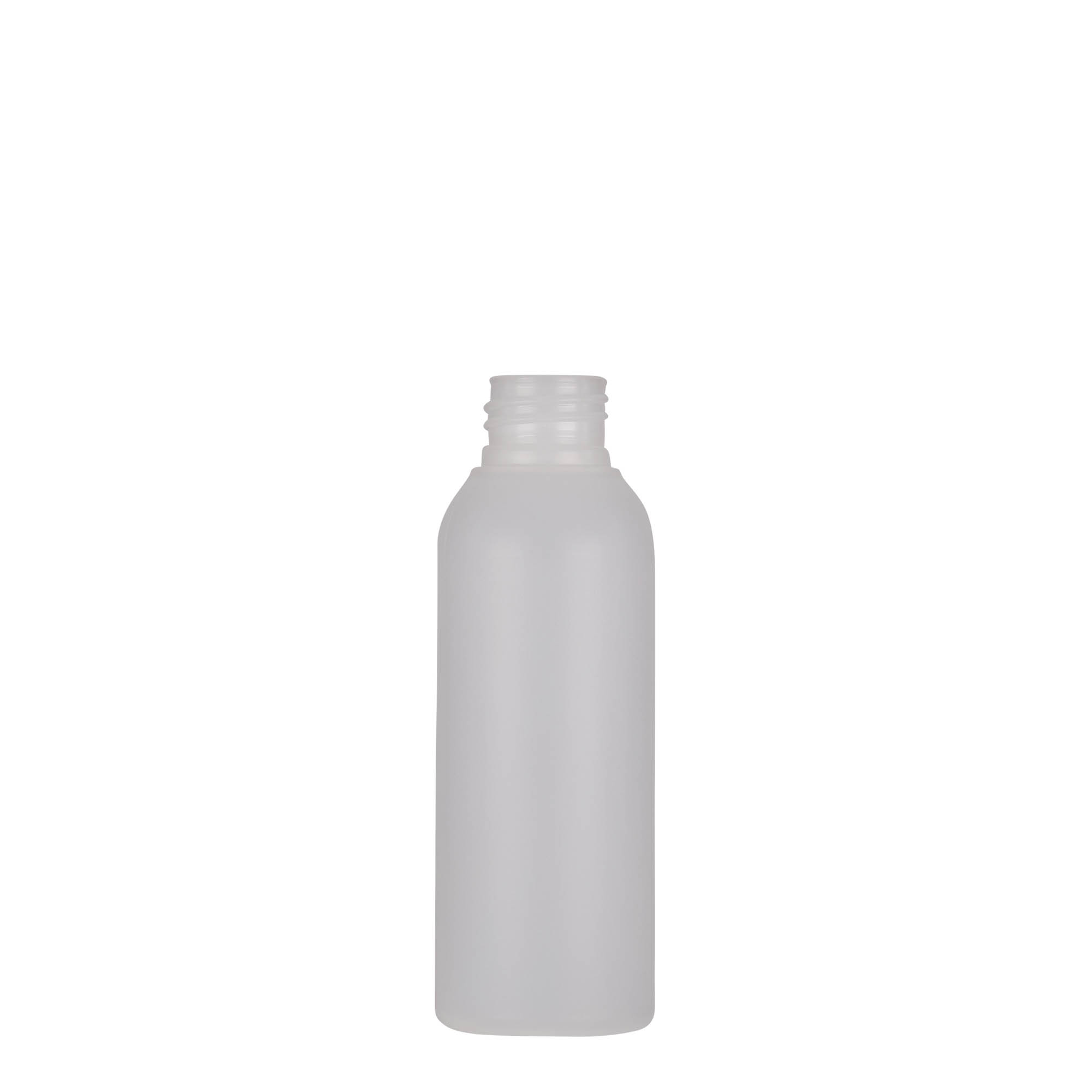 Plastic fles 'Tuffy', 100 ml, HDPE, naturel, monding: 24/410 Plastic fles 'Tuffy', 100 ml, HDPE, naturel, monding: 24/410