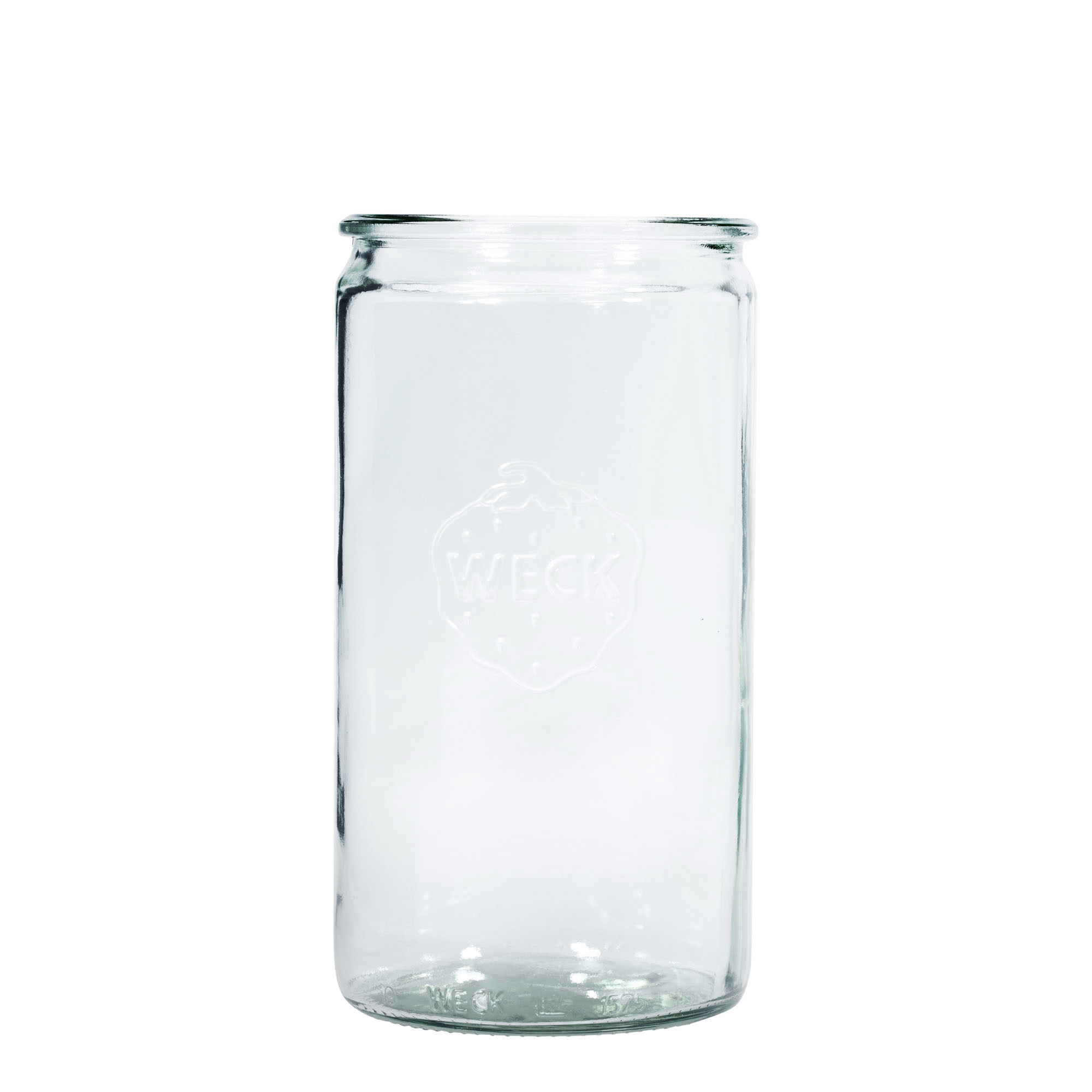 Cilindrische WECK-pot, 1575 ml, monding: ronde rand Cilindrische WECK-pot, 1575 ml, monding: ronde rand