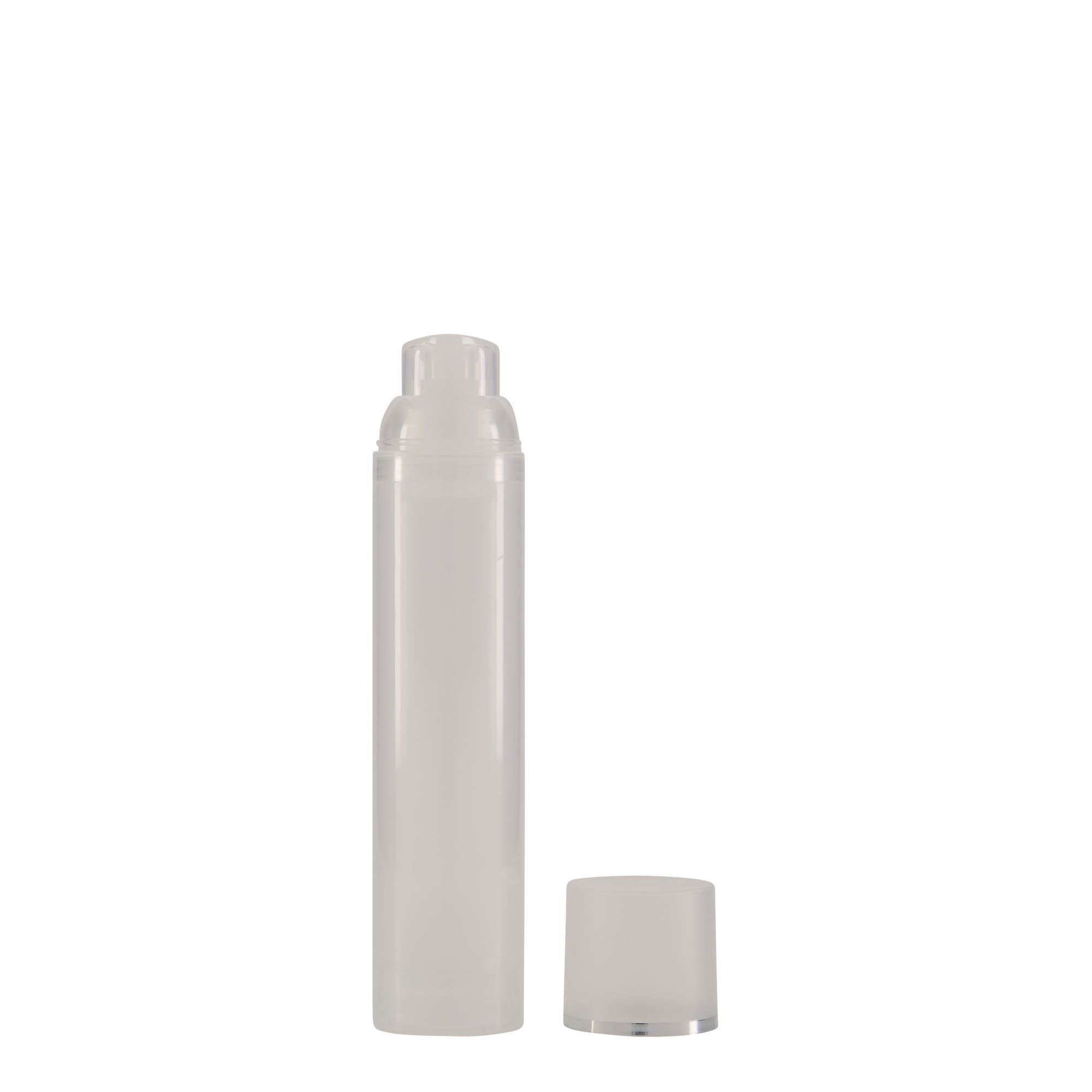 Flacon airless 100 ml 'Mezzo', plastique PP, nature Flacon airless 100 ml 'Mezzo', plastique PP, nature