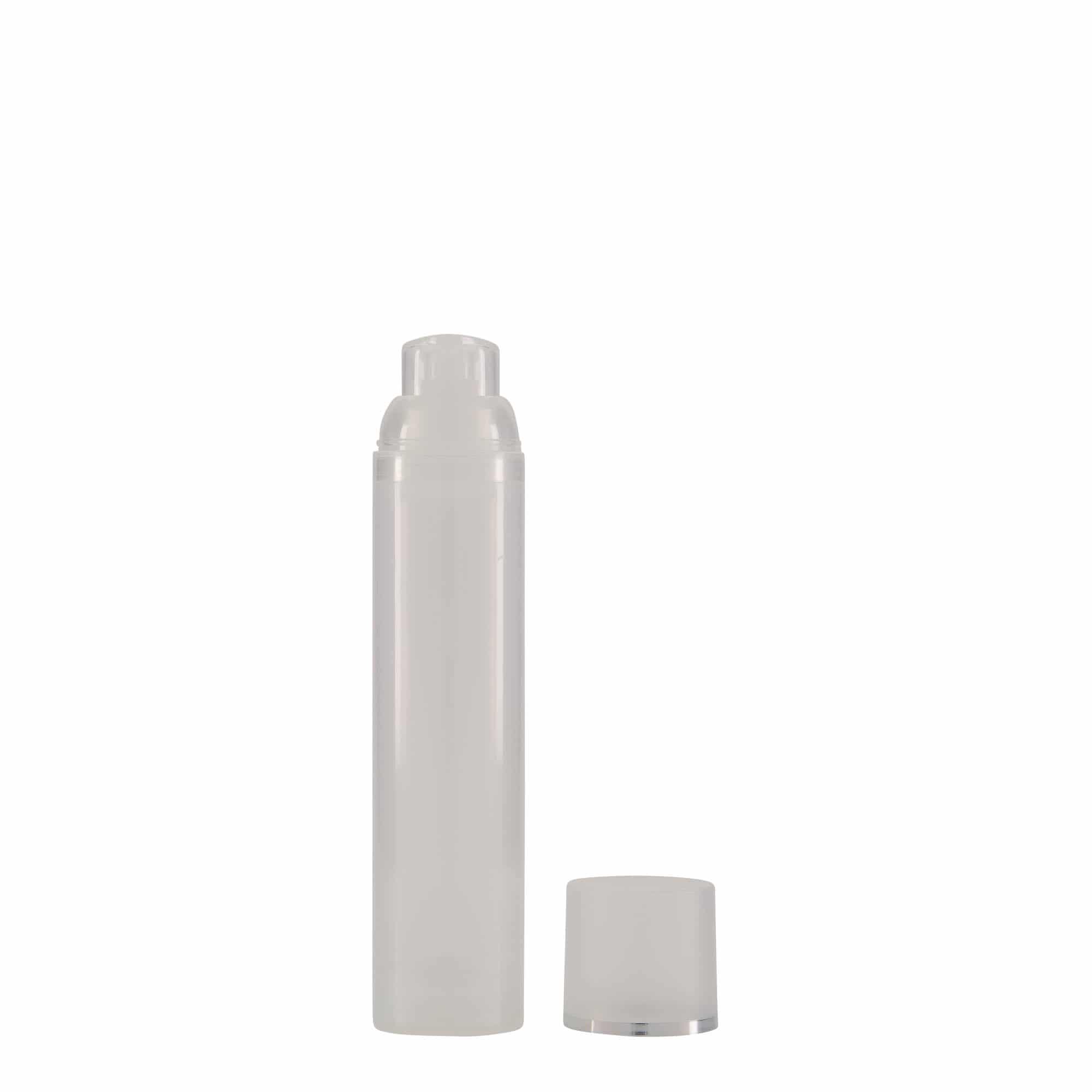 Flacon airless 100 ml 'Mezzo', plastique PP, nature
