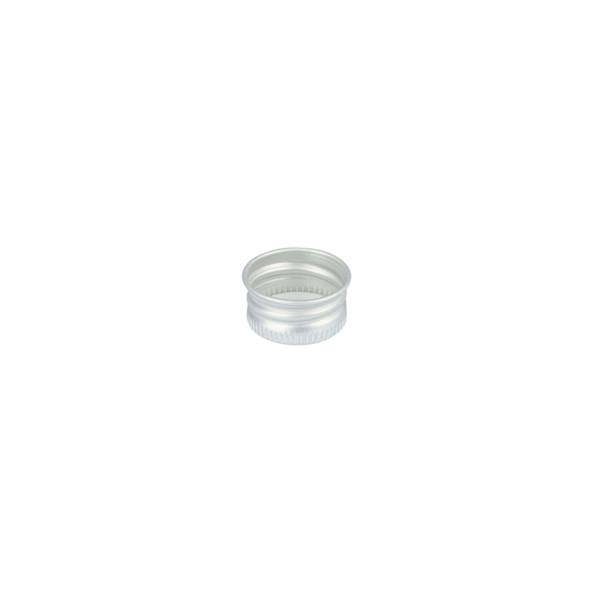 Schroefsluiting, metaal, zilver, voor monding: 20/410 Schroefsluiting, metaal, zilver, voor monding: 20/410