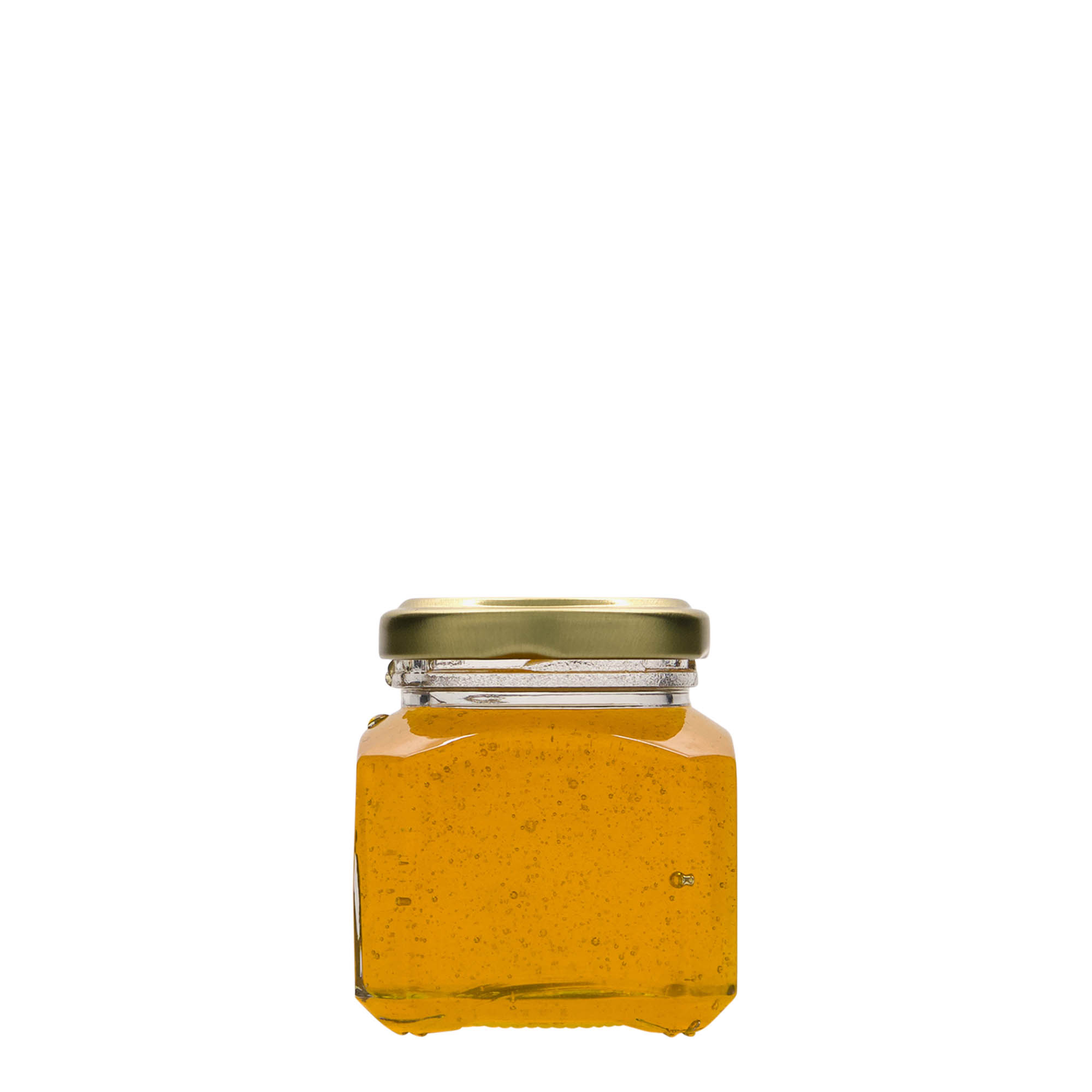 Vierkante pot 'Milaan', 106 ml, monding: twist-off (TO 48) Vierkante pot 'Milaan', 106 ml, monding: twist-off (TO 48)