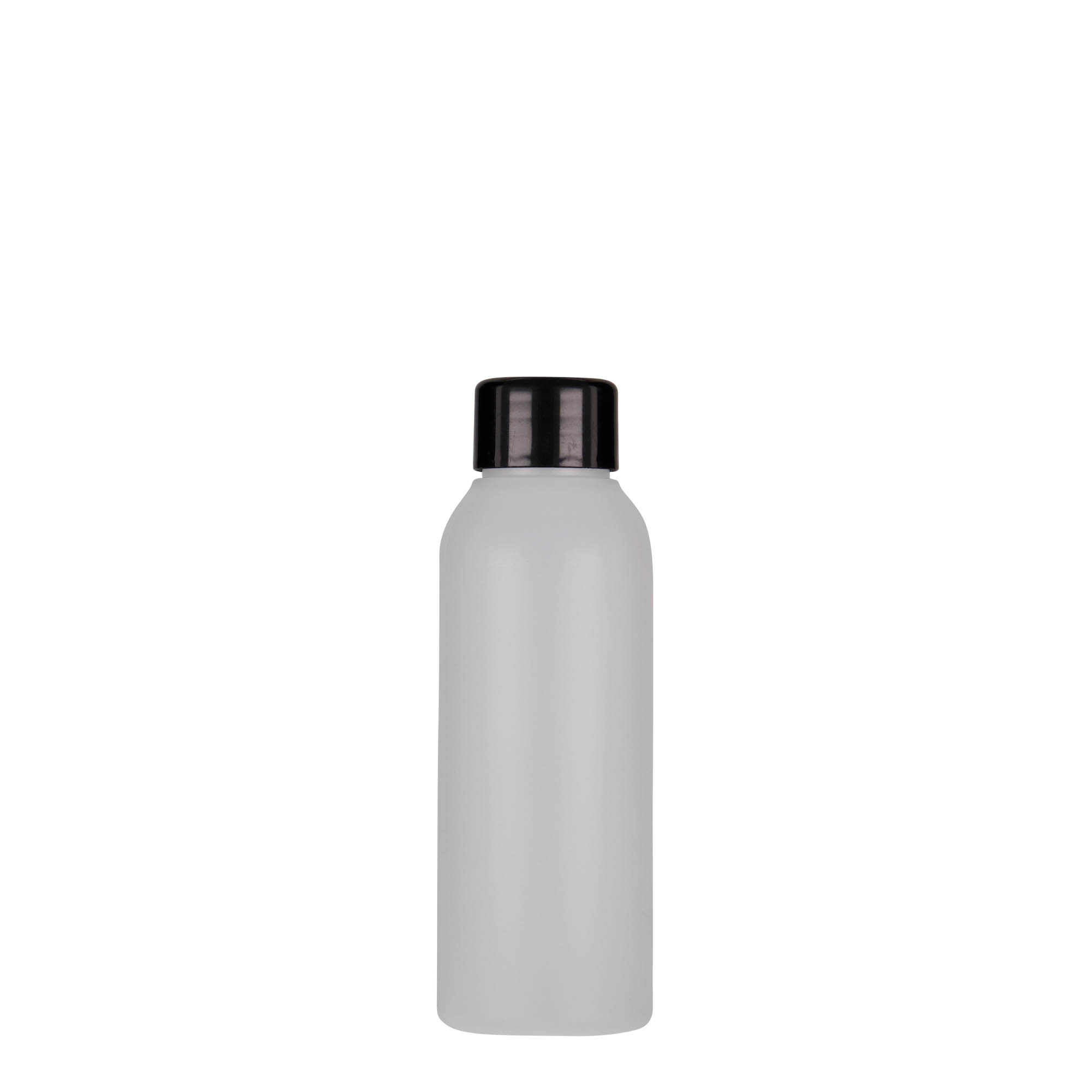 Bouteille en plastique 100 ml 'Tuffy', PEHD, nature, bouchage: 24/410 Bouteille en plastique 100 ml 'Tuffy', PEHD, nature, bouchage: 24/410