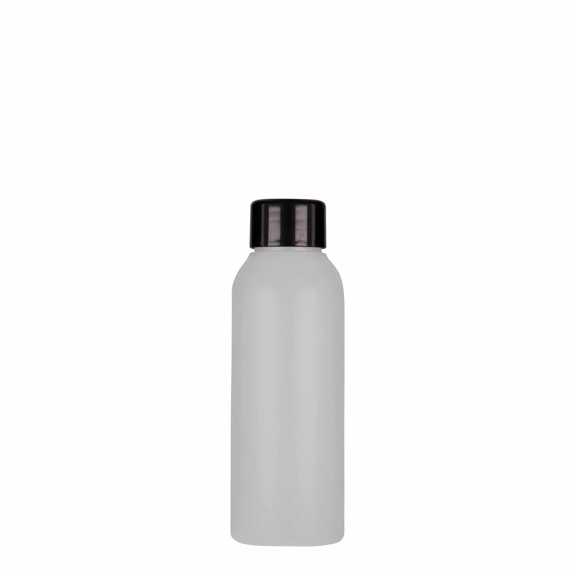 Bouteille en plastique 100 ml 'Tuffy', PEHD, nature, bouchage: 24/410
