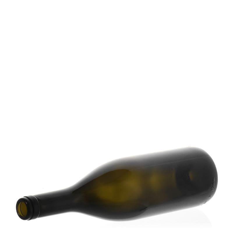 Wijnfles 'Tiffany', 750 ml, antiekgroen, monding: kurk Wijnfles 'Tiffany', 750 ml, antiekgroen, monding: kurk