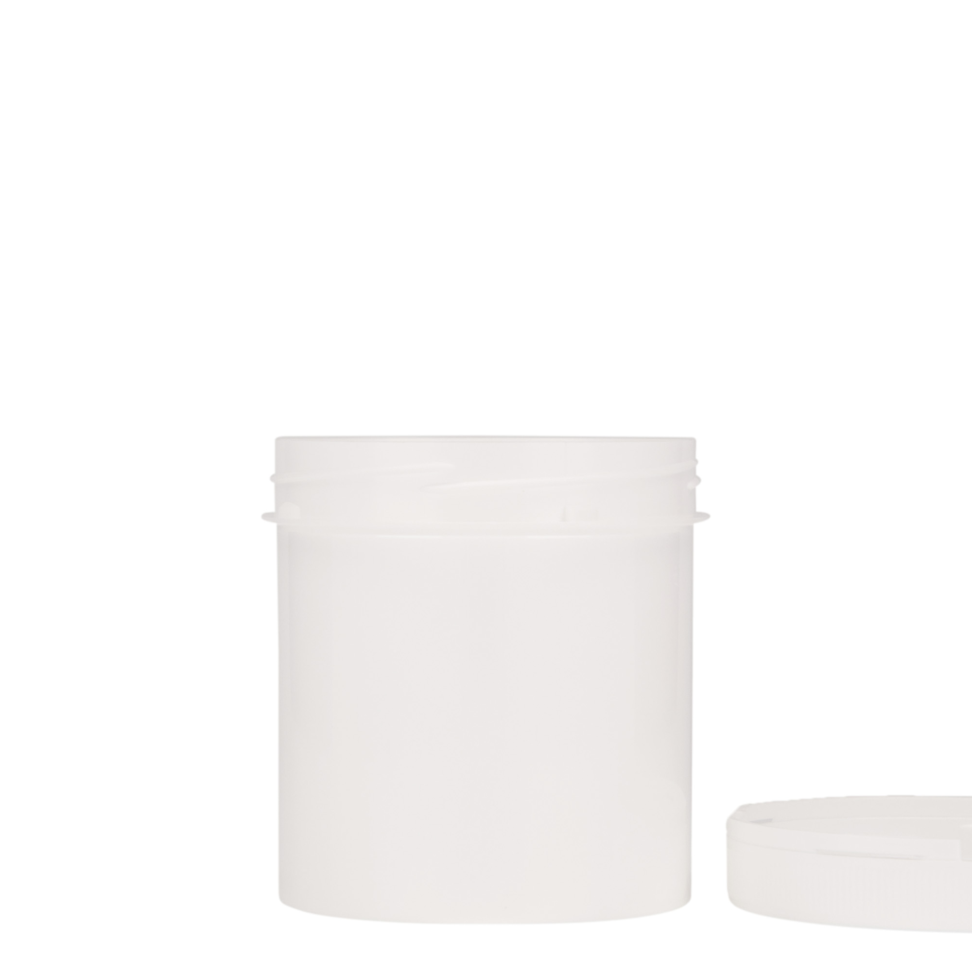 Boîte en plastique 250 ml 'Securilock', PP, blanche, bouchage: Bougage à vis Boîte en plastique 250 ml 'Securilock', PP, blanche, bouchage: Bougage à vis