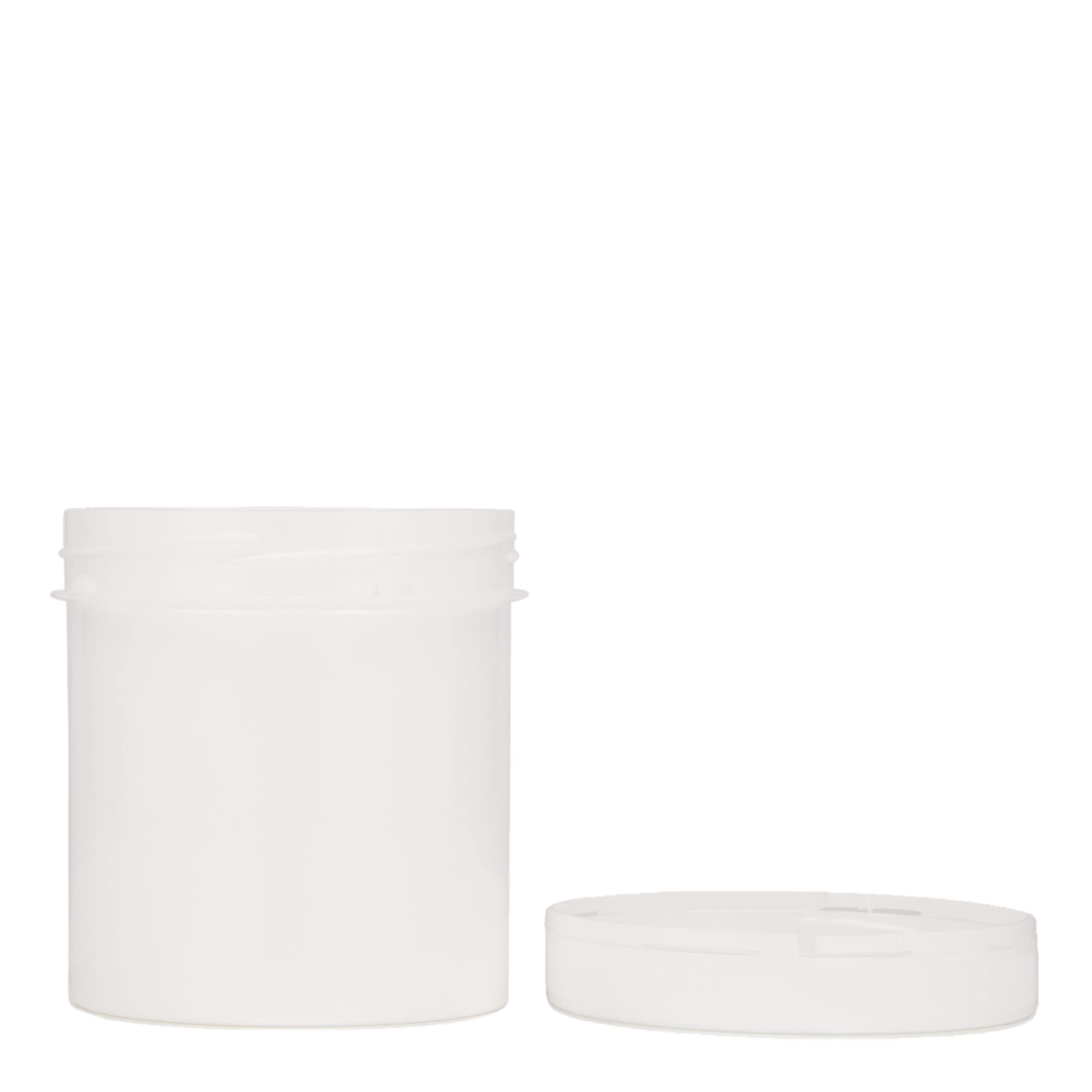 Boîte en plastique 250 ml « Securilock », PP, blanche, bouchage: Bougage à vis