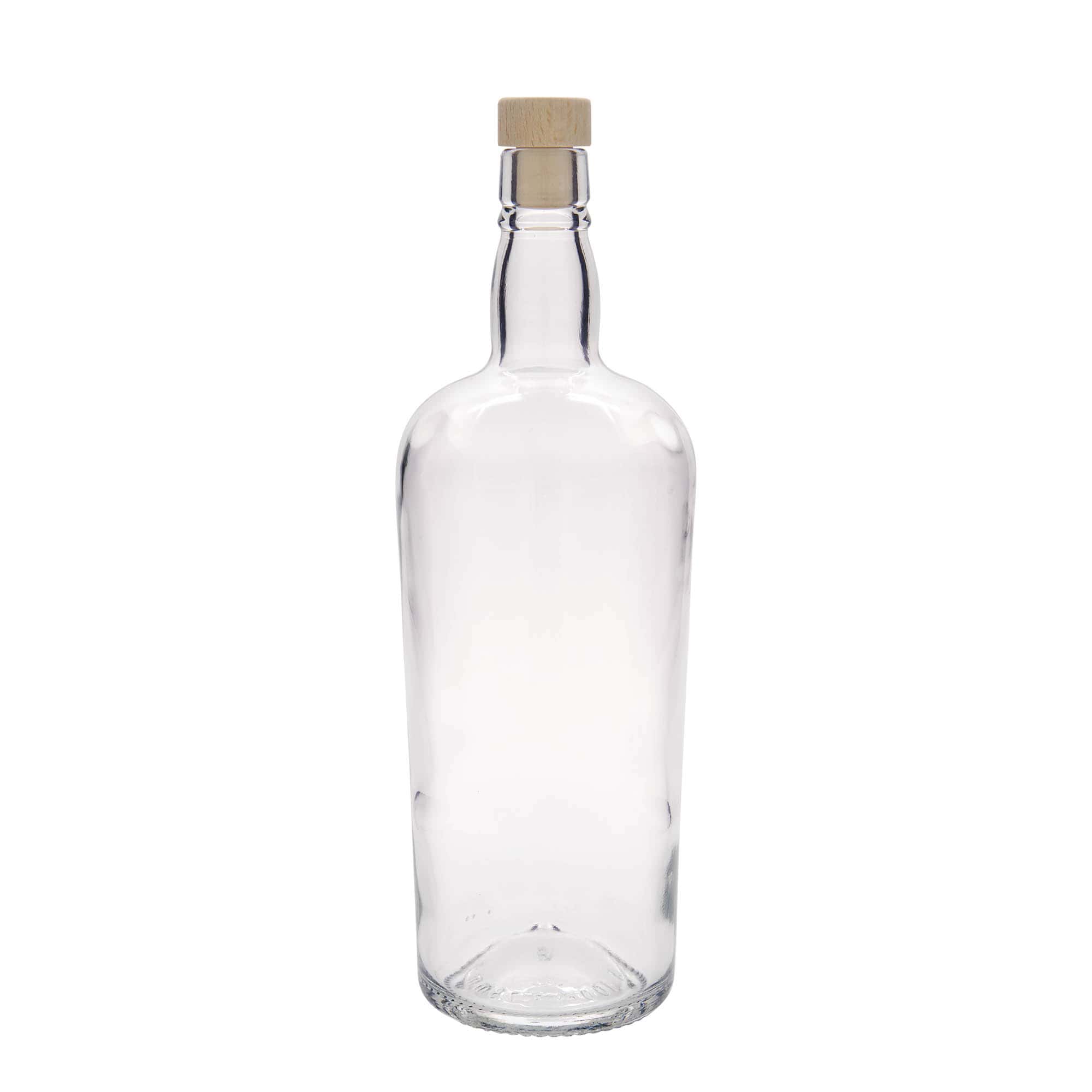 Bouteille en verre 1 000 ml 'Edinburgh', bouchage: bouchon