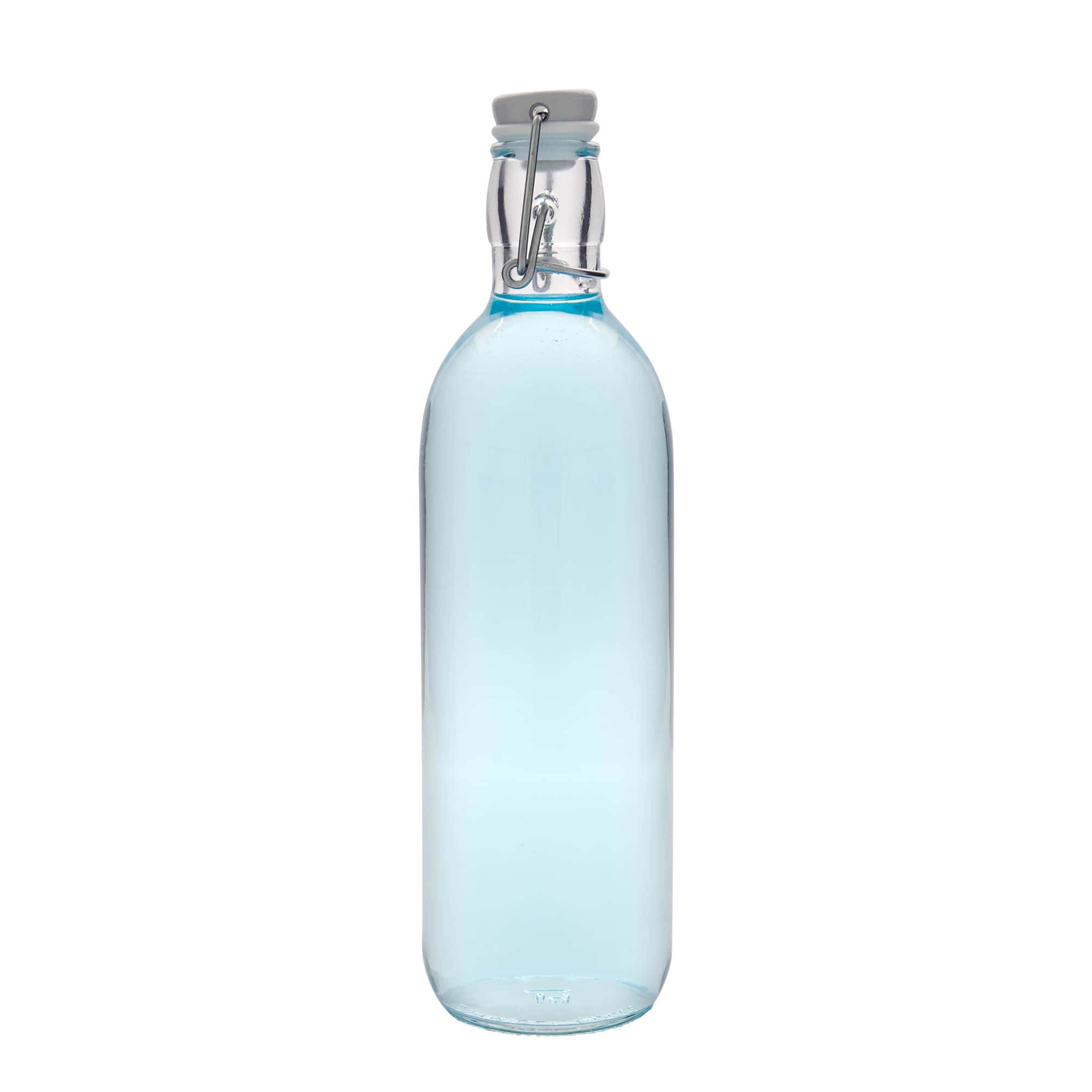 Glazen fles 'Emilia', 1000 ml, monding: beugelsluiting