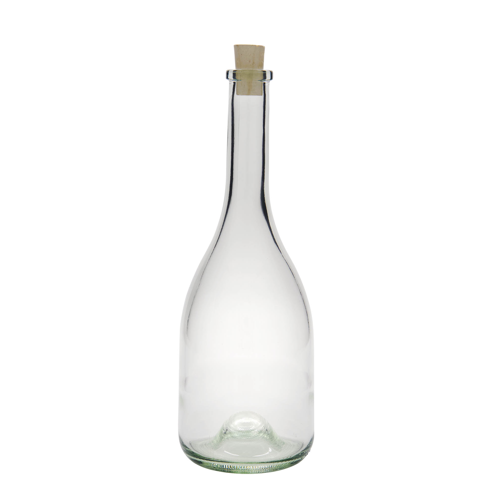 Glazen fles 'Rustica', 750 ml, monding: kurk Glazen fles 'Rustica', 750 ml, monding: kurk
