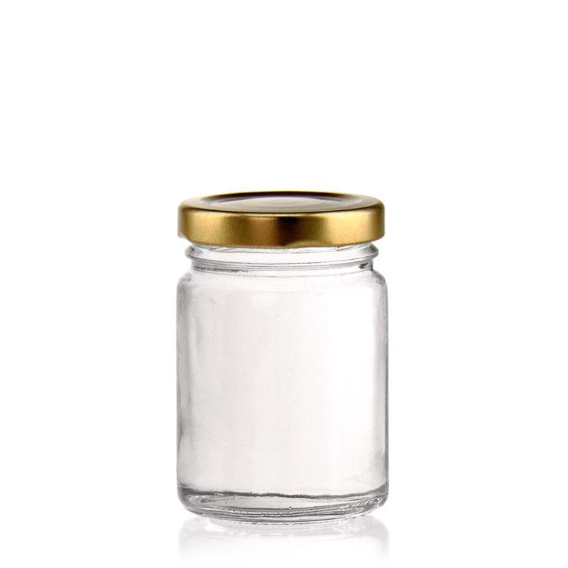 Bocal cylindrique haut 106 ml, bouchage: Twist-Off (TO 48)