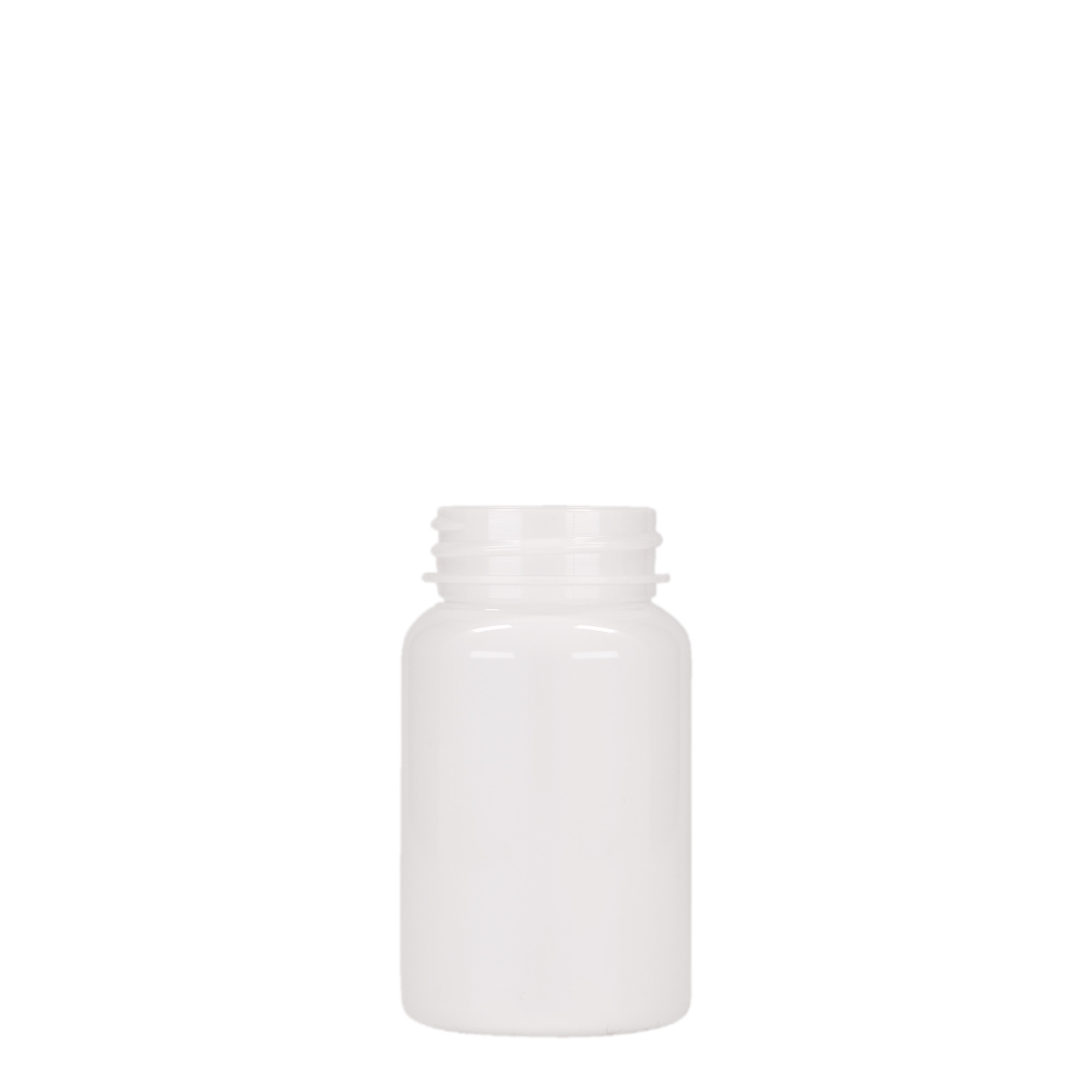 Pet-medicijnpotje, 75 ml, kunststof, wit, monding: 38/400 Pet-medicijnpotje, 75 ml, kunststof, wit, monding: 38/400