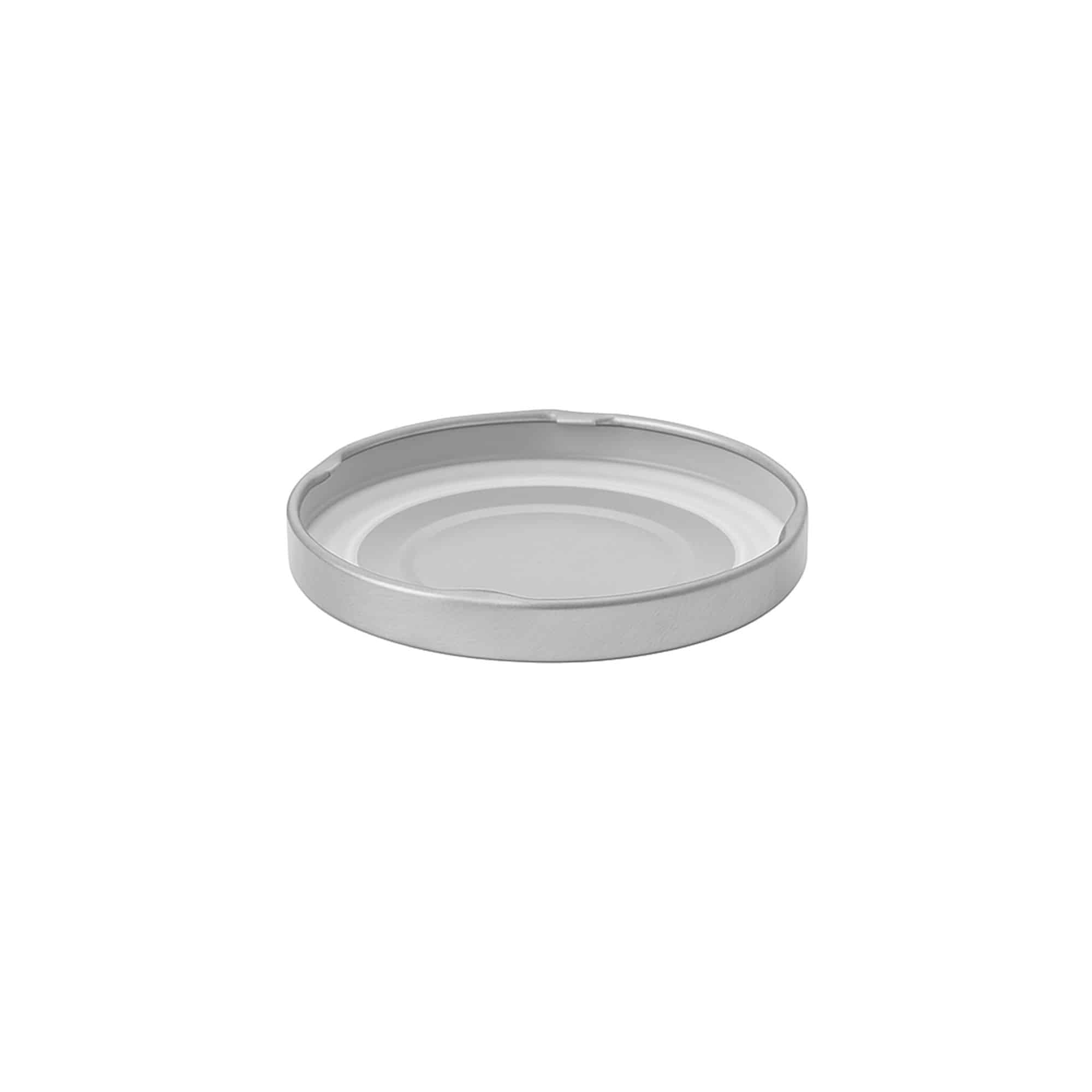 Twist-offdeksel, blik, zilver, voor monding: TO 63