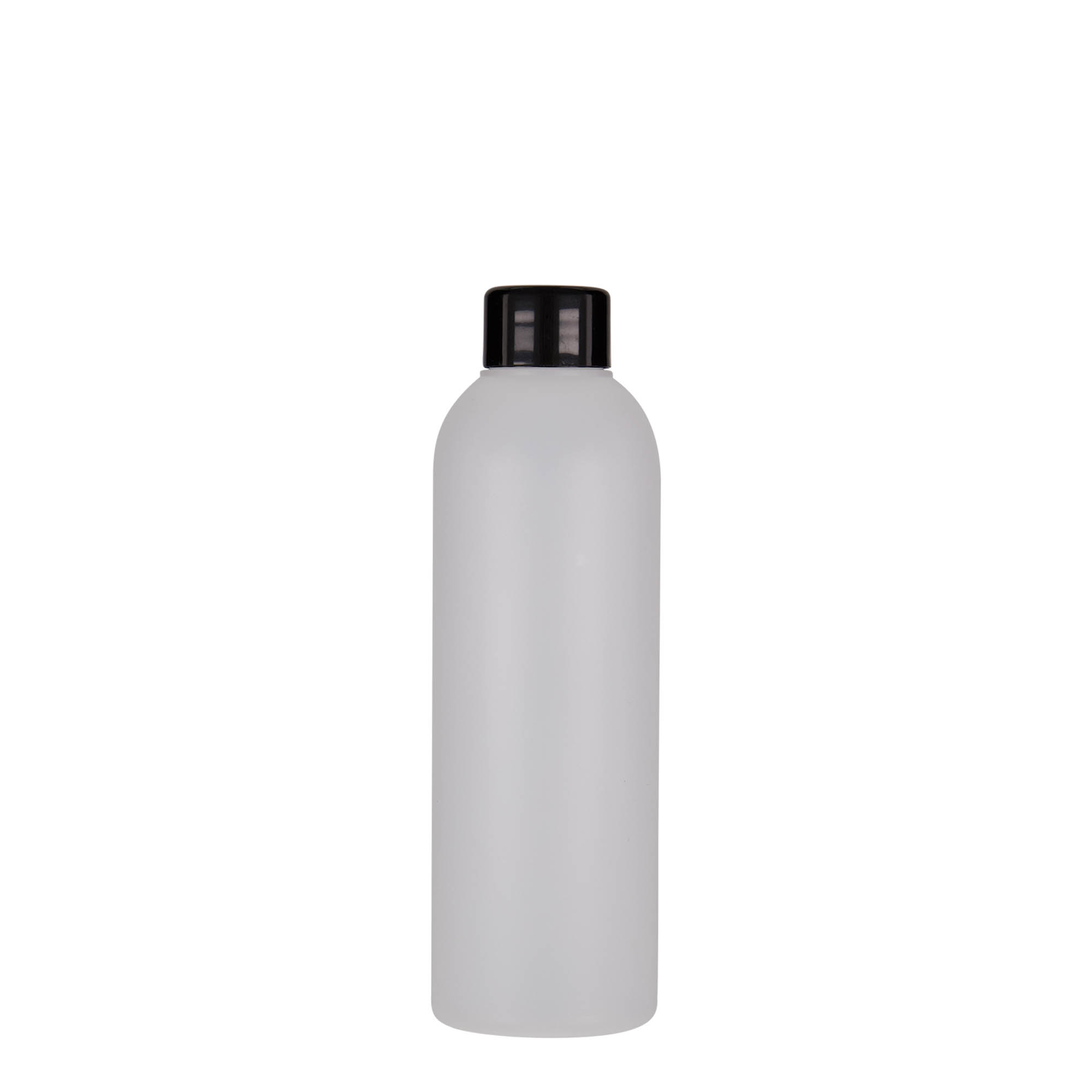 Bouteille en plastique 200 ml 'Tuffy', PEHD, nature, bouchage: 24/410 Bouteille en plastique 200 ml 'Tuffy', PEHD, nature, bouchage: 24/410