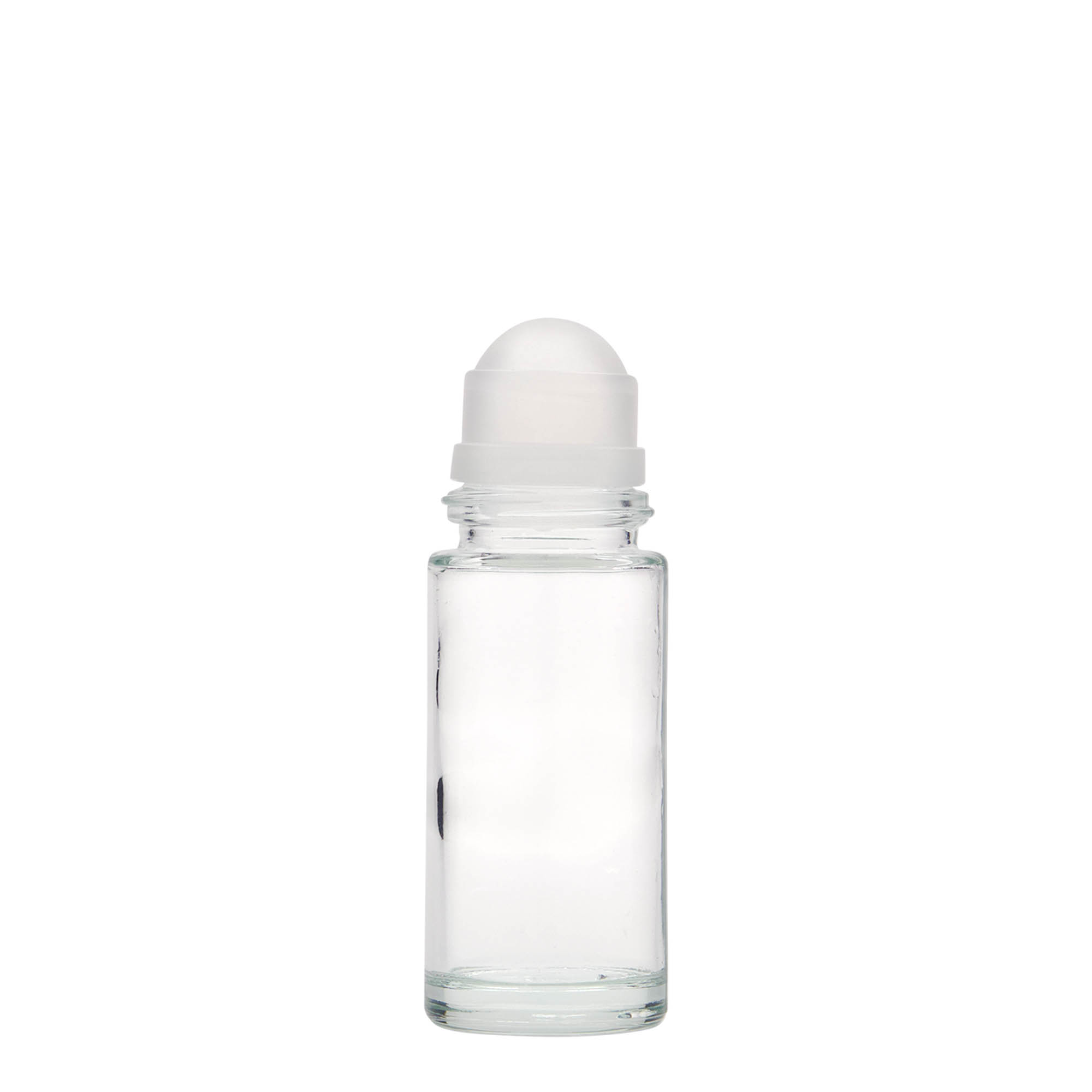 Rollerflesje, 50 ml, glas, monding: schroefsluiting