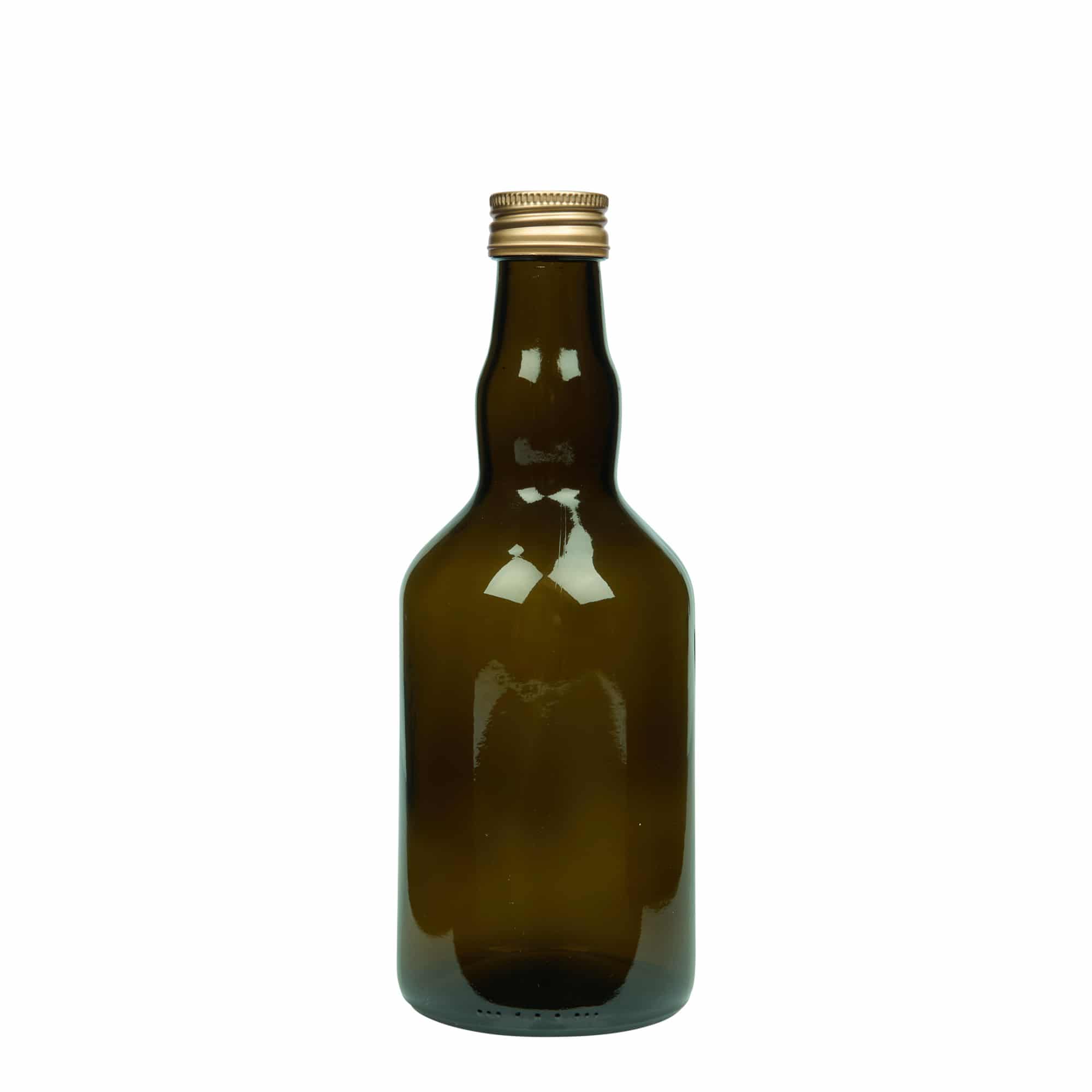 Bouteille en verre 500 ml 'Olona', vert antique, bouchage: PP 31,5