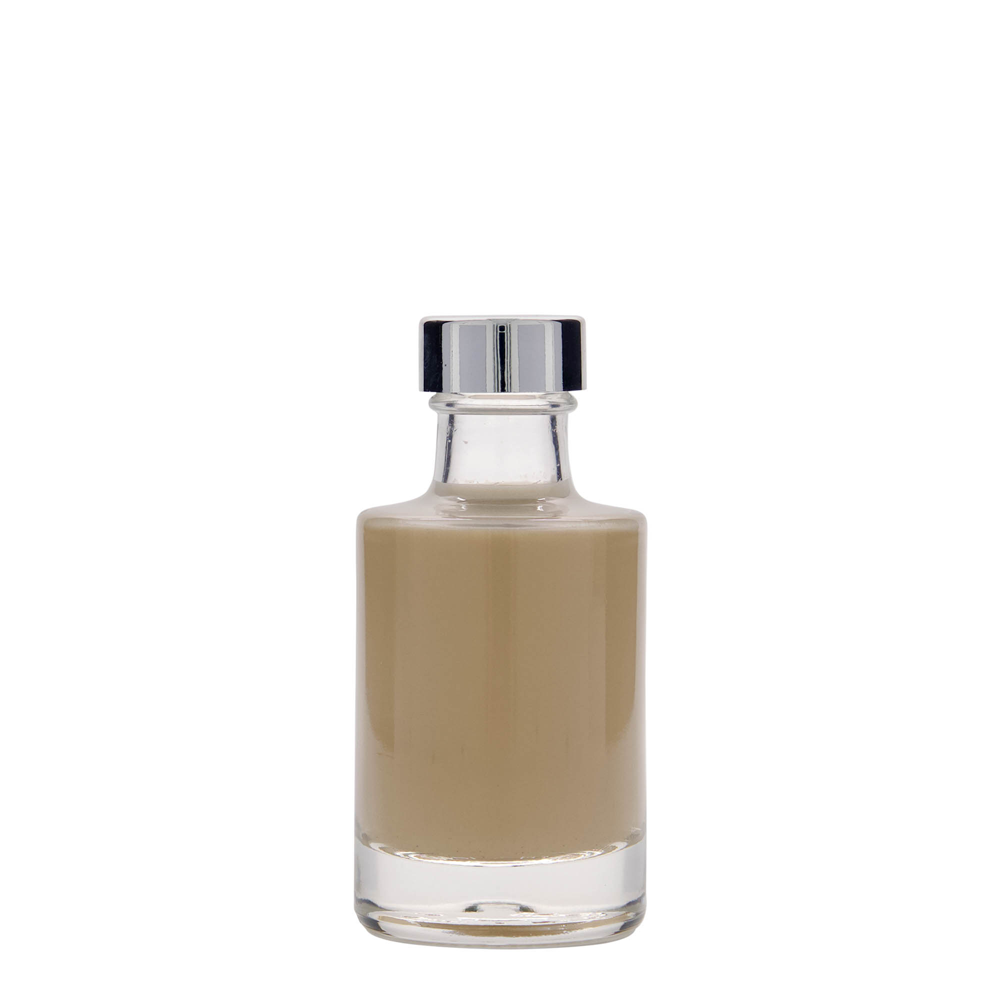 Glazen fles 'Aventura', 100 ml, monding: GPI 28 Glazen fles 'Aventura', 100 ml, monding: GPI 28