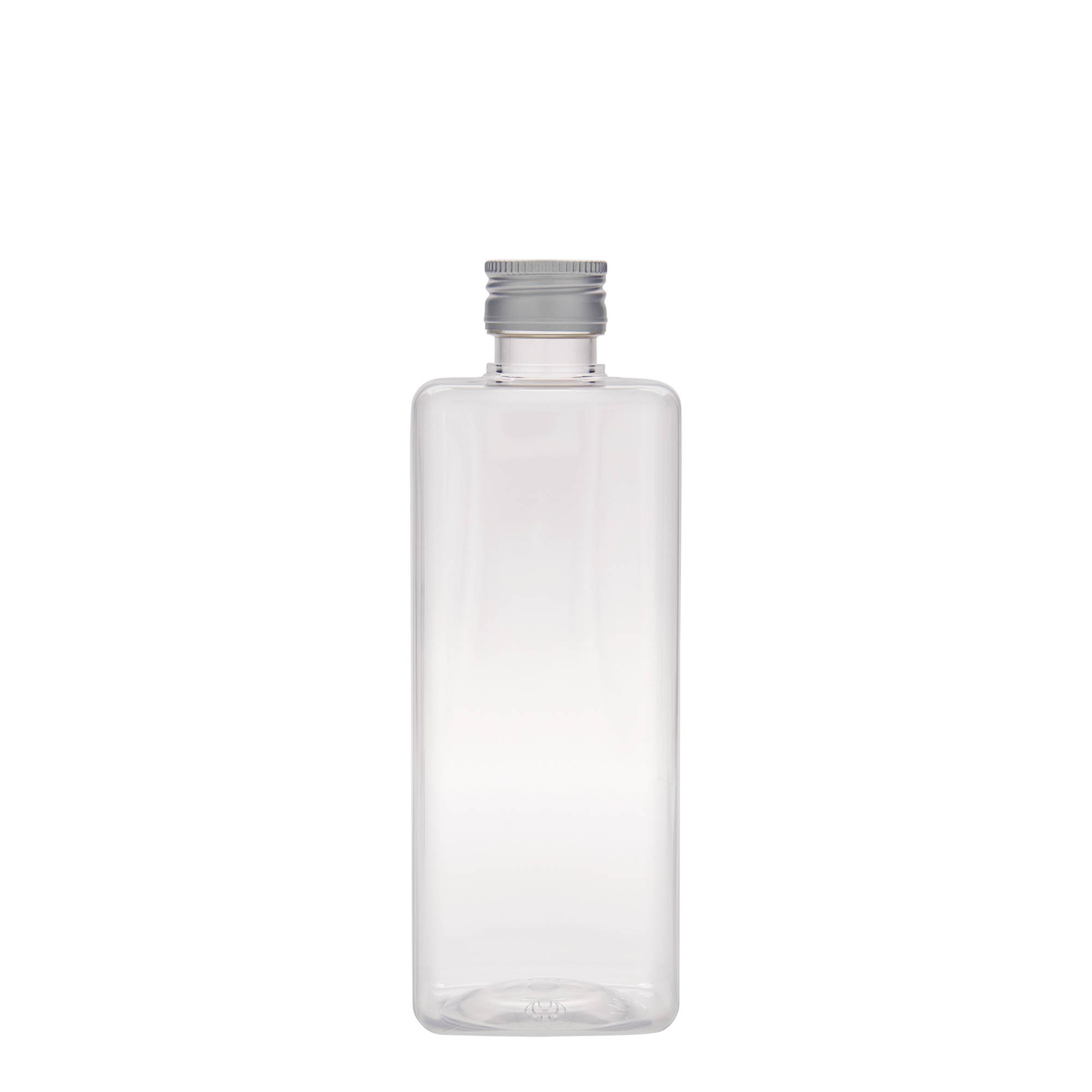 Petfles 'Karl', 500 ml, vierkant, kunststof, monding: PP 28