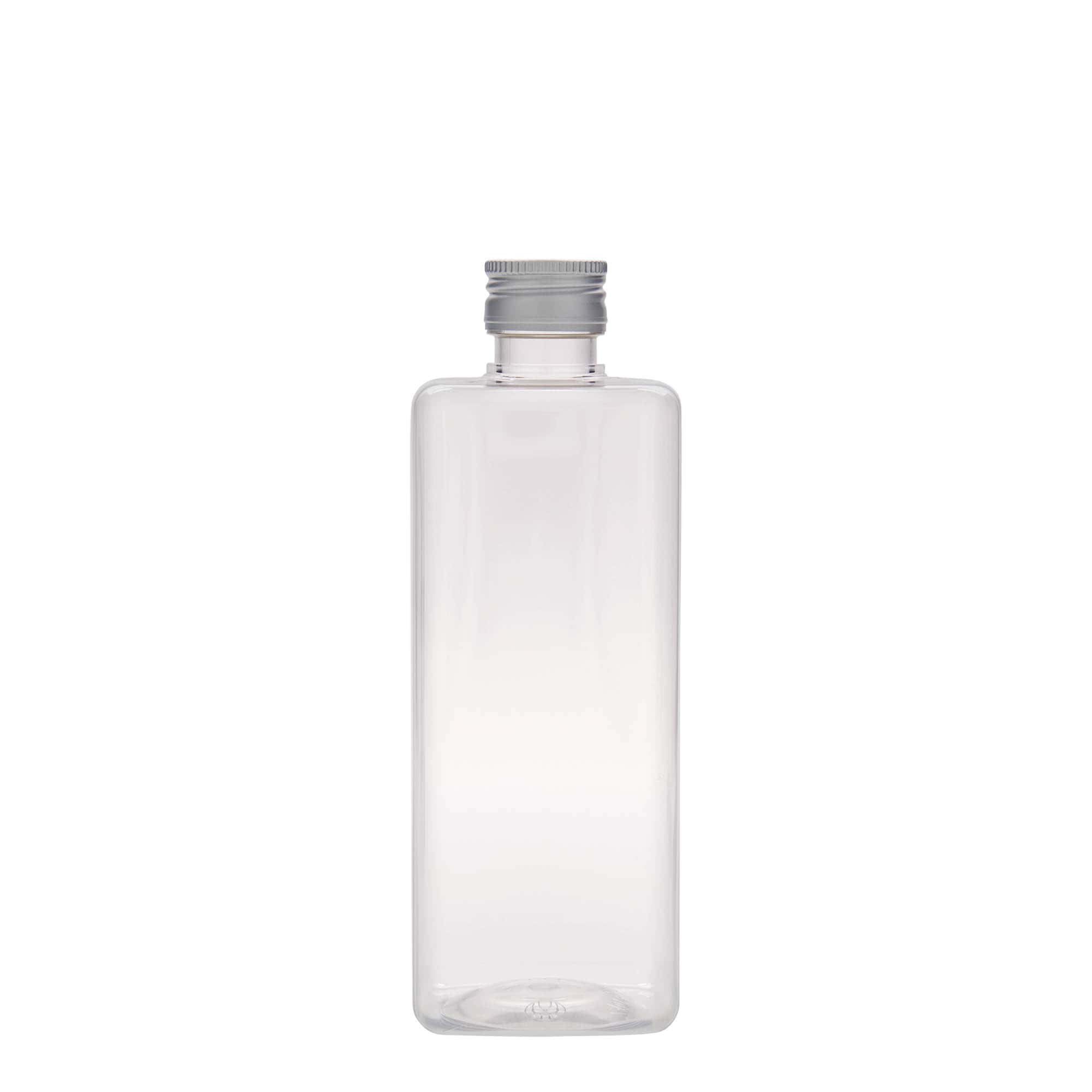 Petfles 'Karl', 500 ml, vierkant, kunststof, monding: PP 28