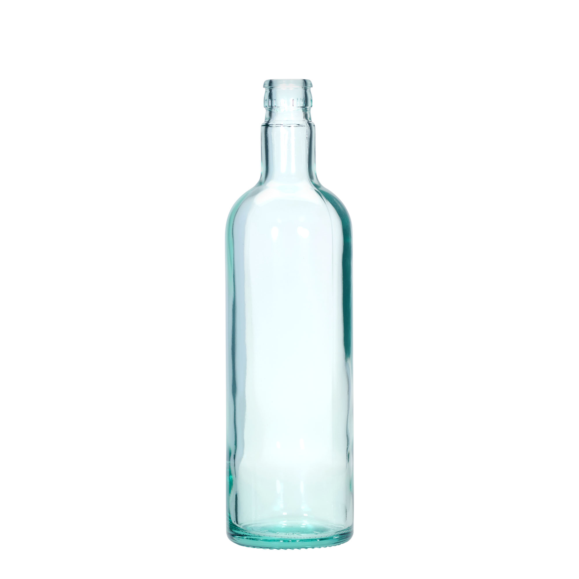 Bouteille de vinaigre / d’huile 750 ml « Willy New », verre, vert clair, bouchage: DOP