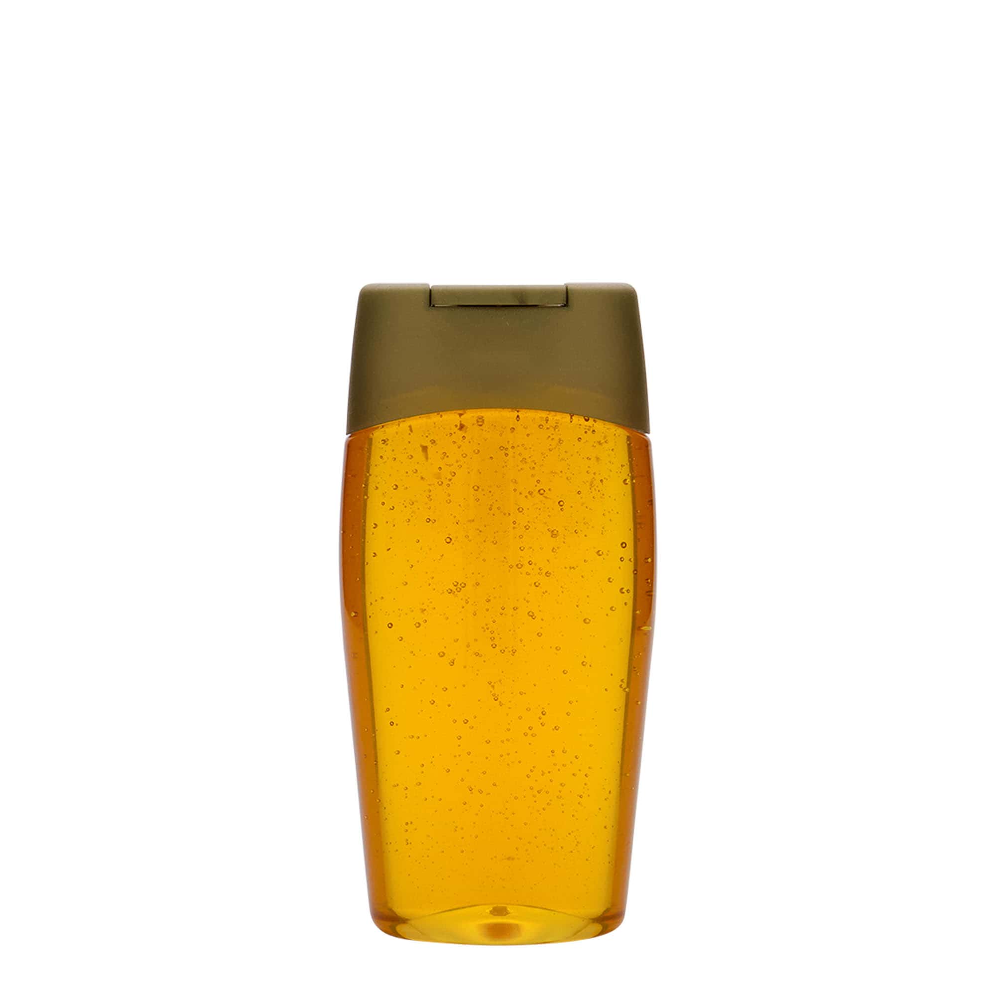 Bouteille en PET 200 ml 'Squeeze', ovale, plastique