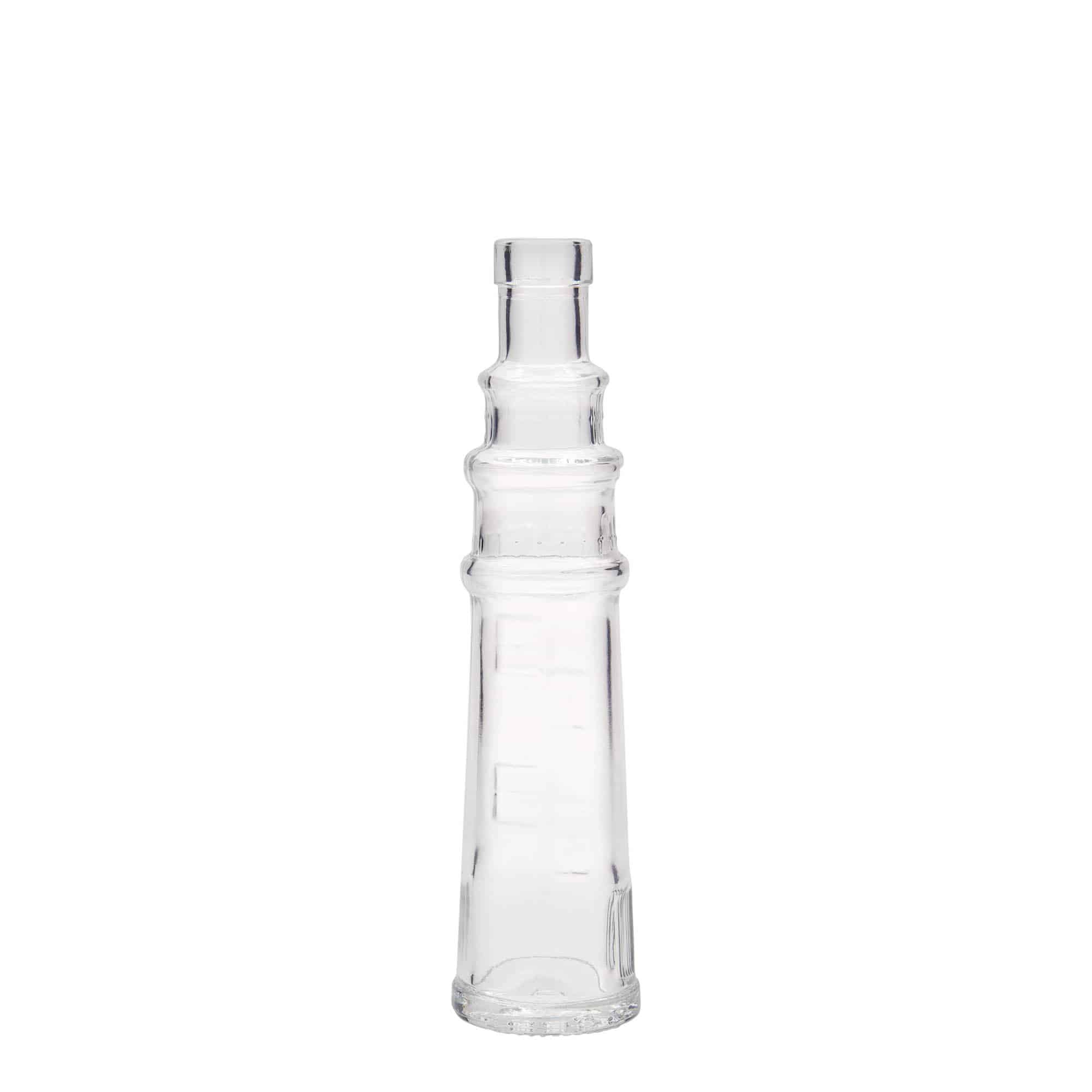 Bouteille en verre 100 ml 'Phare', bouchage: bouchon