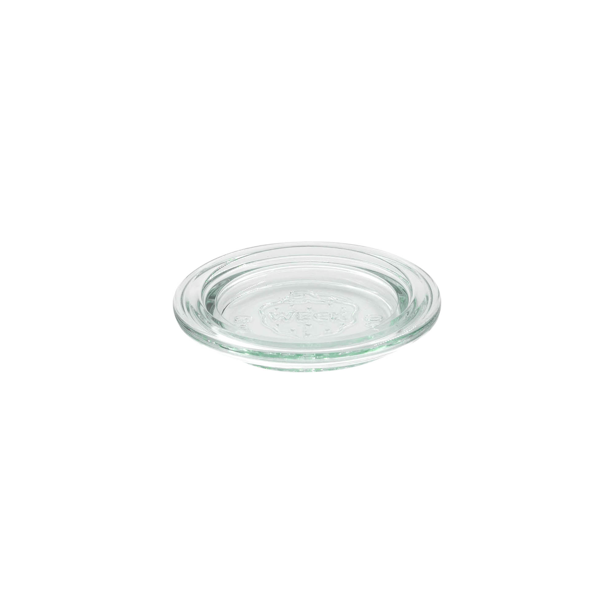 Couvercle en verre WECK aux bords arrondis, pour bouchage: RR60 Couvercle en verre WECK aux bords arrondis, pour bouchage: RR60