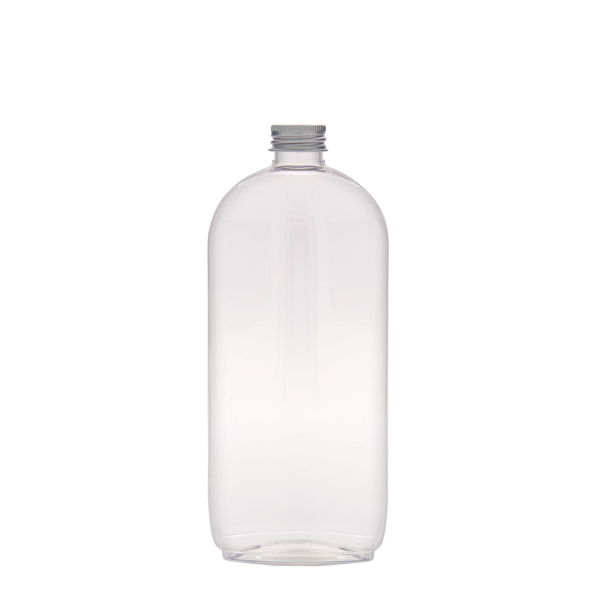 Bouteille en PET 500 ml 'Iris', ovale, plastique, bouchage: 24/410