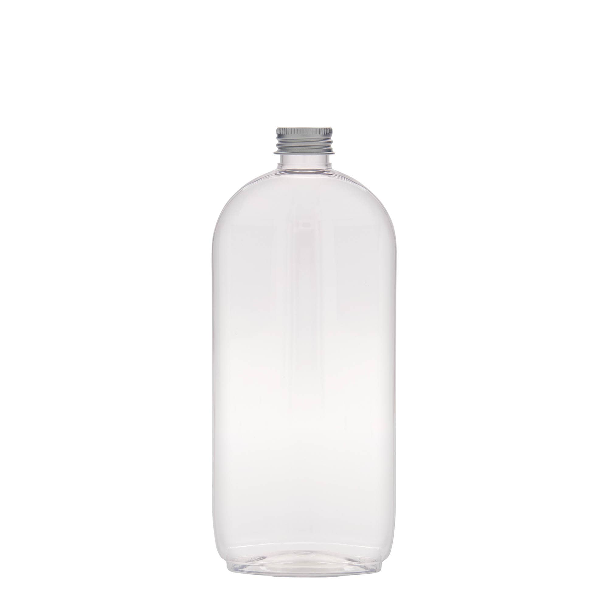 Bouteille en PET 500 ml 'Iris', ovale, plastique, bouchage: 24/410