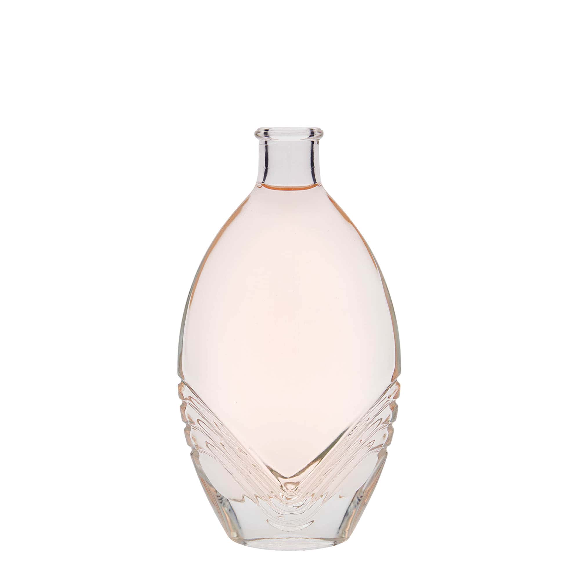 Bouteille en verre 200 ml 'Florence', ovale, bouchage: bouchon