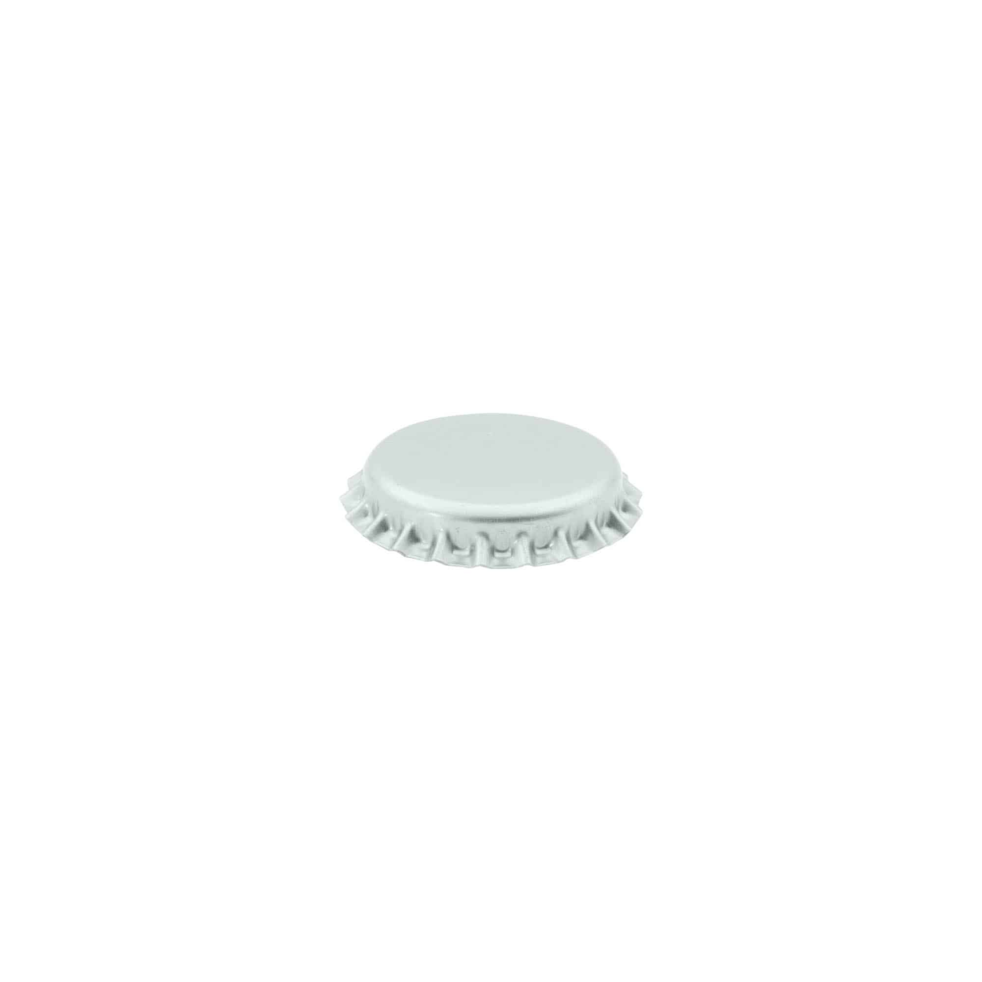 Kroonkurk, 26 mm, metaal, zilver