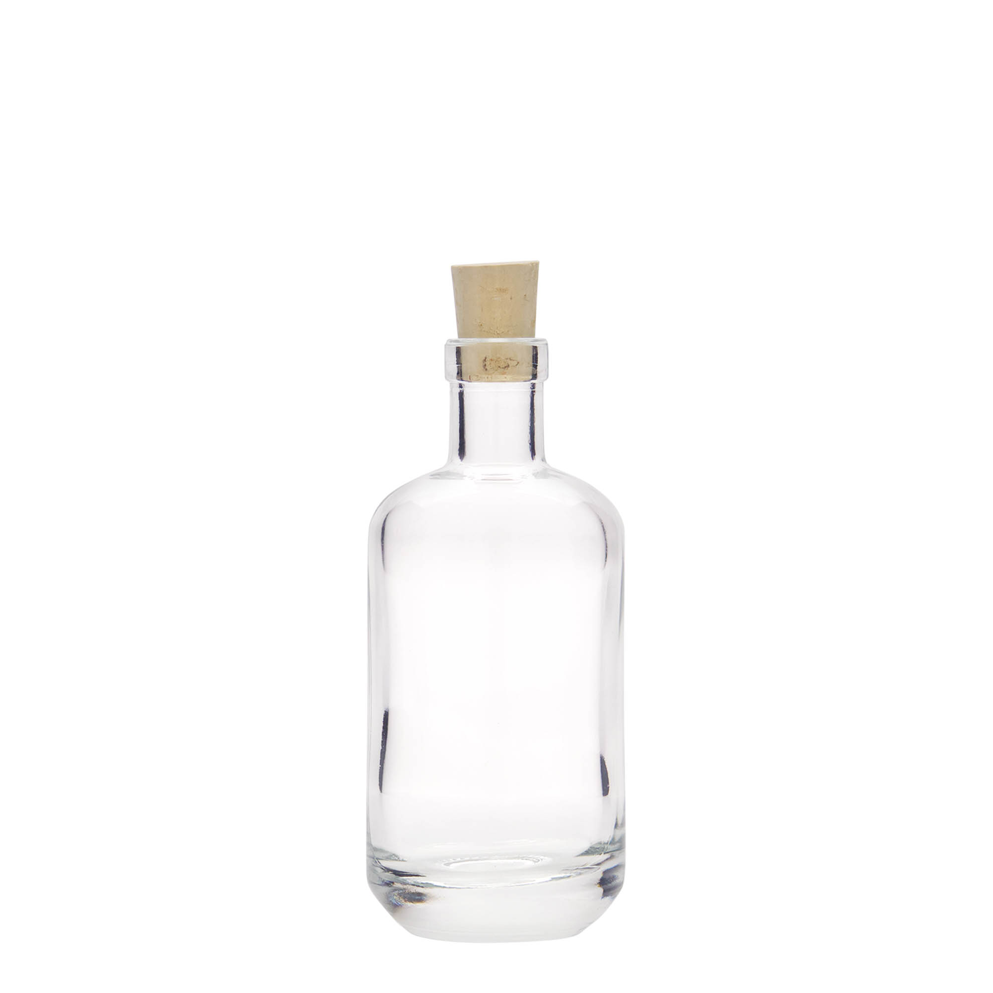Glazen fles 'Vienna', 100 ml, monding: kurk Glazen fles 'Vienna', 100 ml, monding: kurk