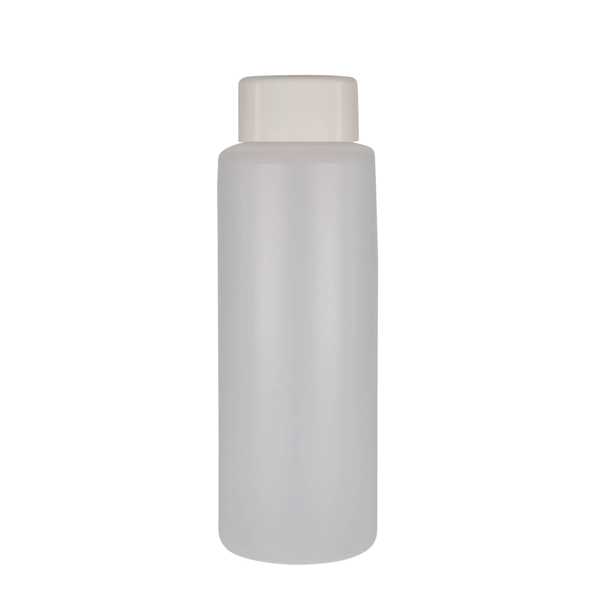 Bouteille ronde 1 000 ml, plastique PE, nature, bouchage: Bougage à vis Bouteille ronde 1 000 ml, plastique PE, nature, bouchage: Bougage à vis