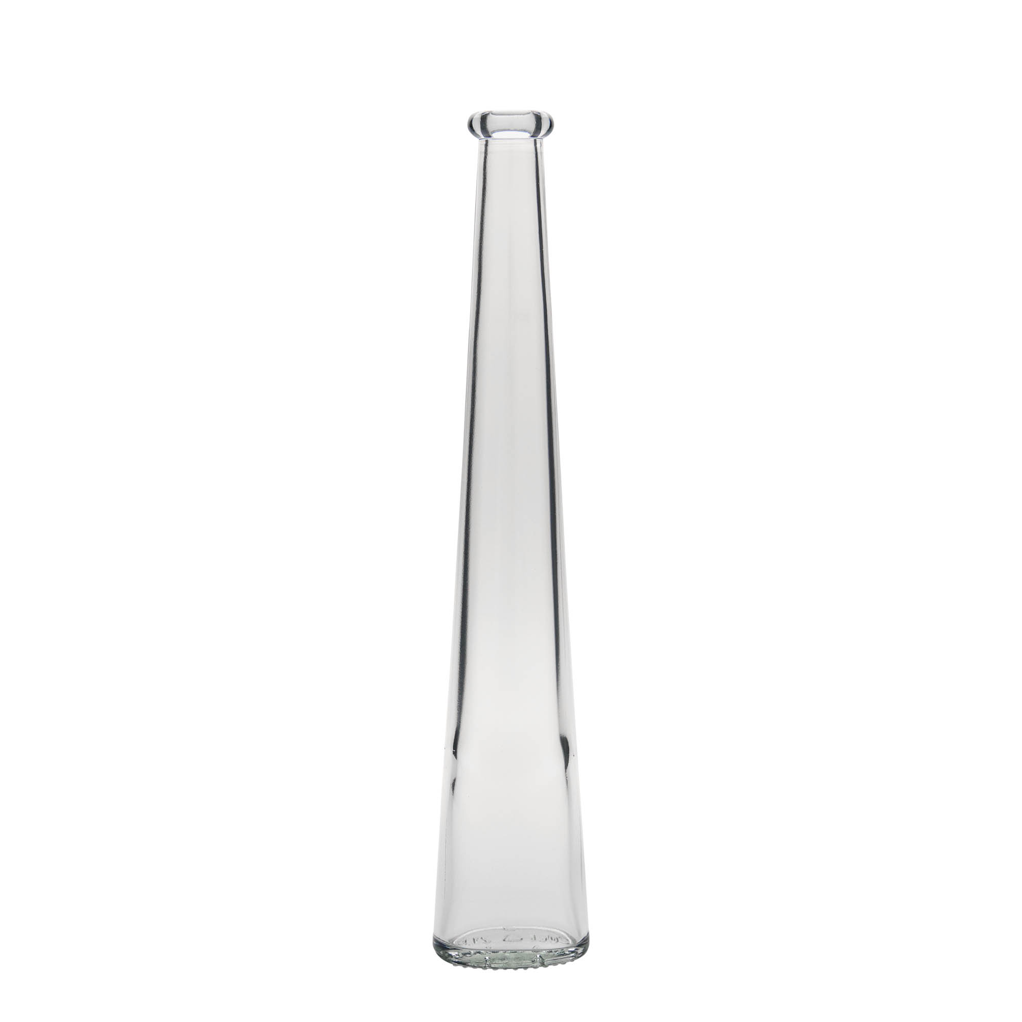 Bouteille en verre 200 ml 'Dama Ovale', ovale, bouchage: bouchon