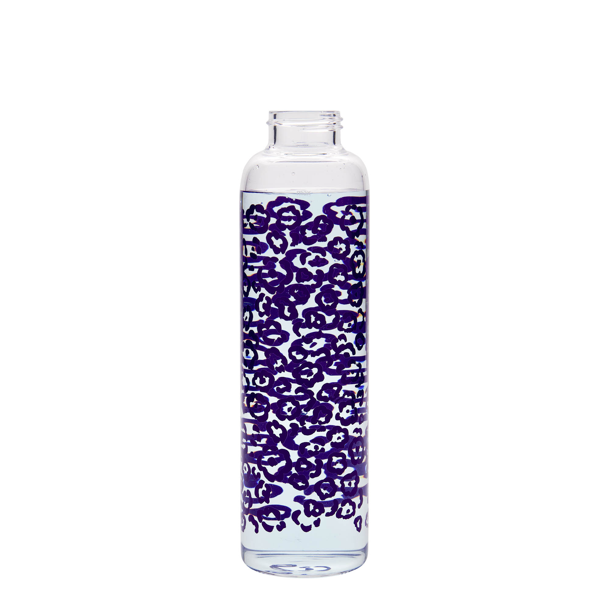 Drinkfles 'Perseus', 500 ml, motief: Paarse bloemen, monding: schroefsluiting Drinkfles 'Perseus', 500 ml, motief: Paarse bloemen, monding: schroefsluiting