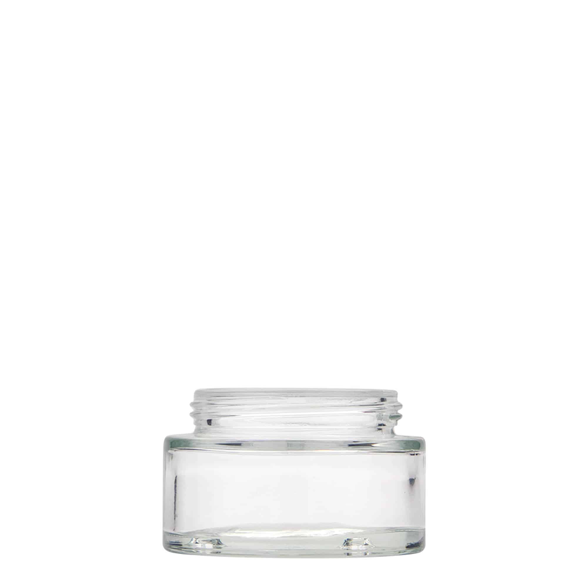 Pot 50 ml 'Clear Edition', verre, bouchage: Bougage à vis